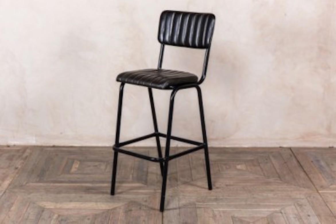 Arlington Leather Breakfast Bar Stools, 20th Century For Sale 1