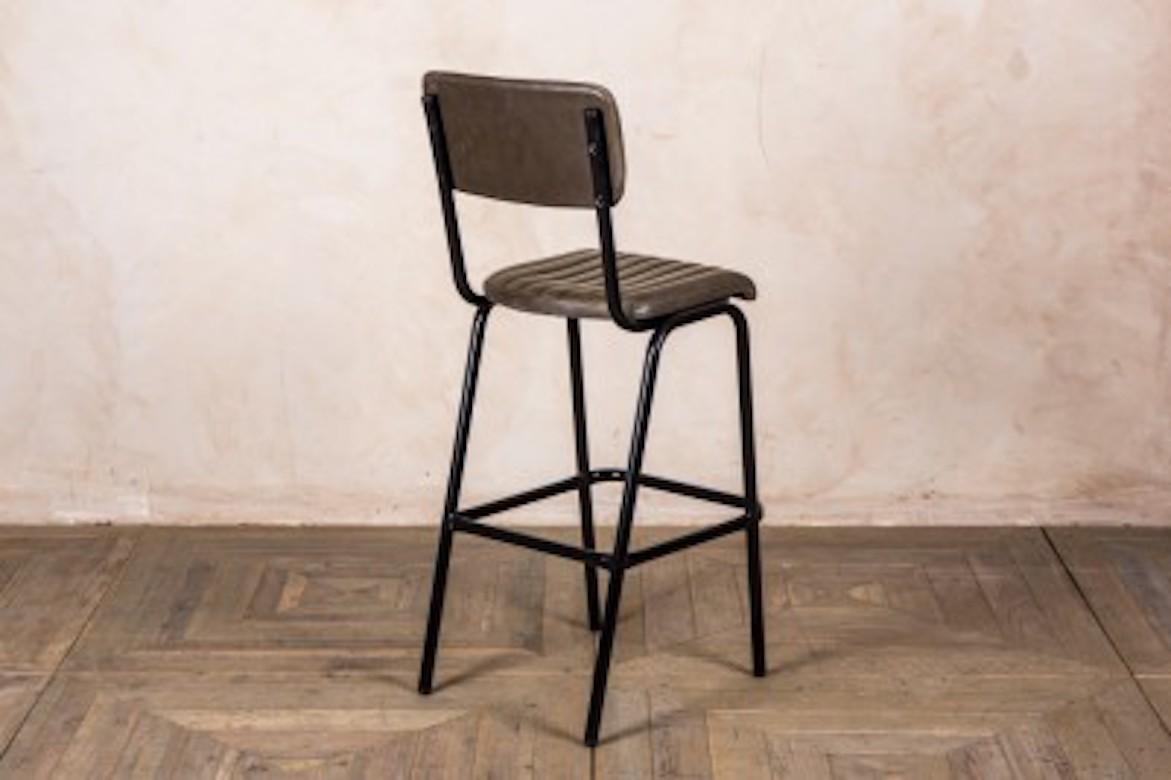 Arlington Leather Breakfast Bar Stools, 20th Century For Sale 5