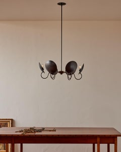 Arlo Chandelier - Six Arms - Oil Rubbed Brass and Bronze