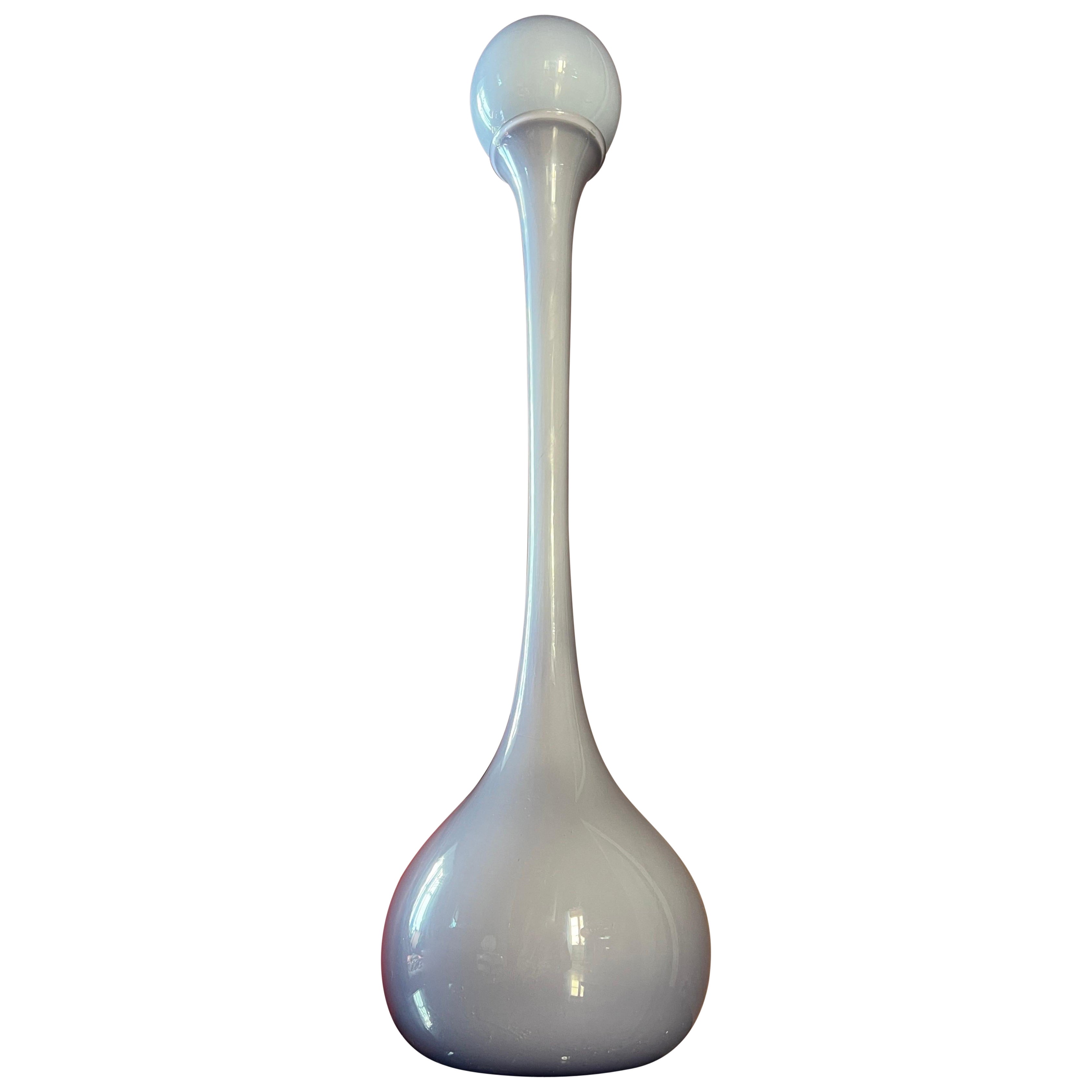 Jarrón de cristal de Murano arlo Moretti Violeta, Italia, años 70 en venta