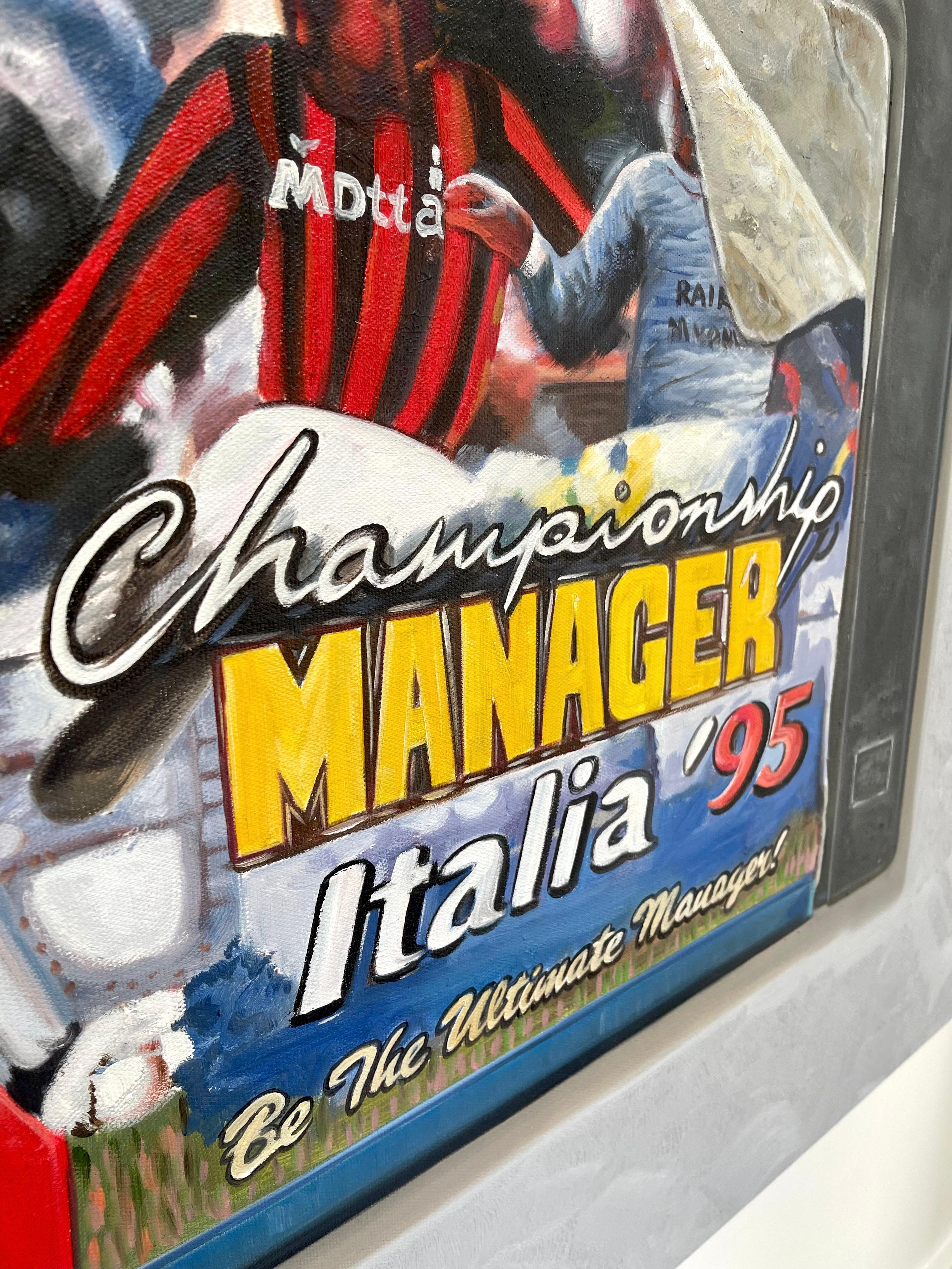 Arlo Sinclair - Championship Manager: Italia '95, Painting 2022 For Sale 1