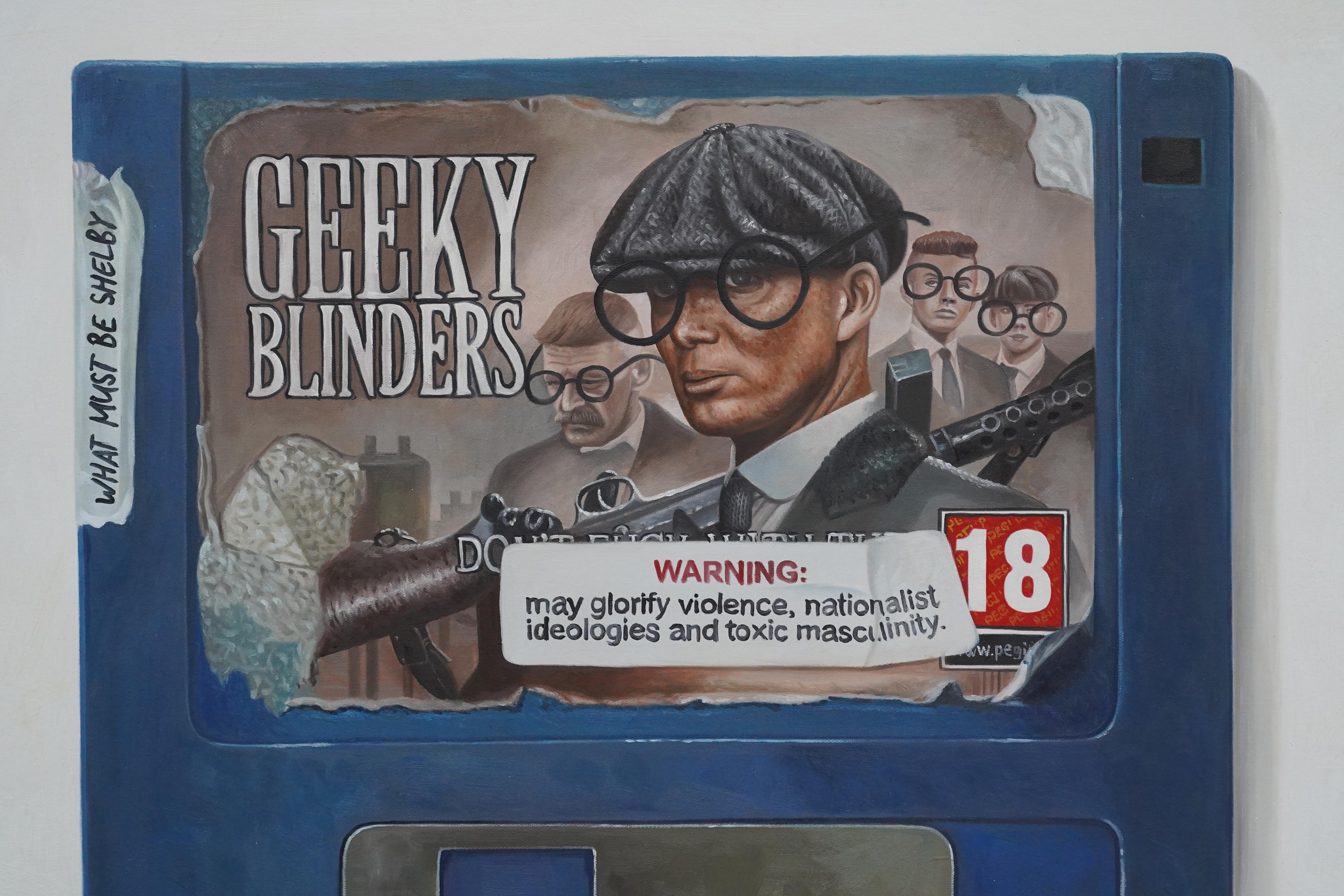 Arlo Sinclair - Geeky Blinders, Painting 2023 For Sale 4