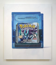 Arlo Sinclair - Pokemon HODL : Game Boy (Crystal), peinture 2024