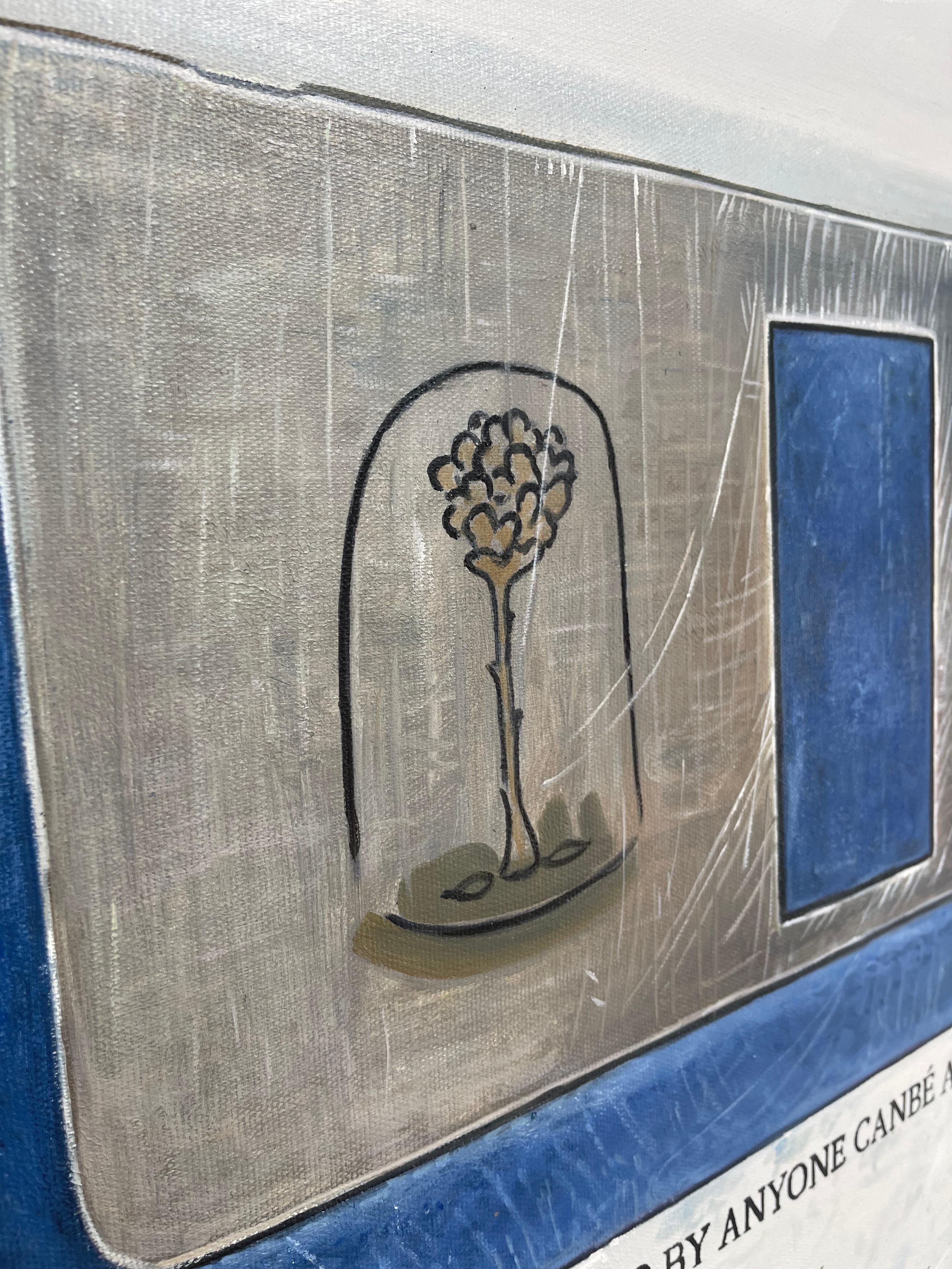 Arlo Sinclair - Il Principe dell'Ondulazione: Verso la Luna, Pittura 2022 2