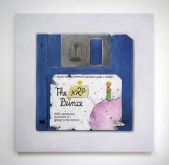 Arlo Sinclair - Il Principe dell'Ondulazione: Verso la Luna, Pittura 2022