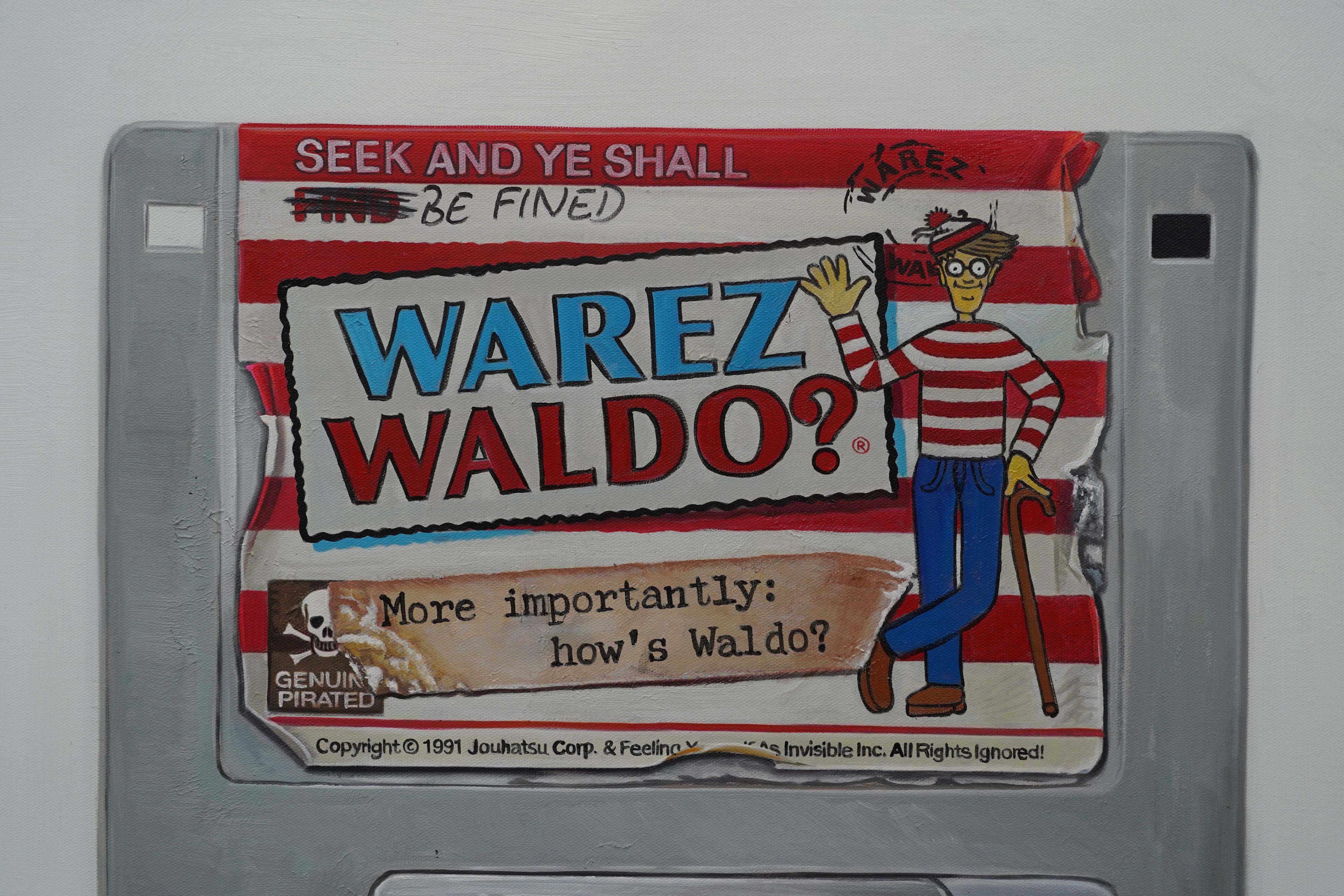 Arlo Sinclair - WAREZ Waldo, Painting 2023 For Sale 1