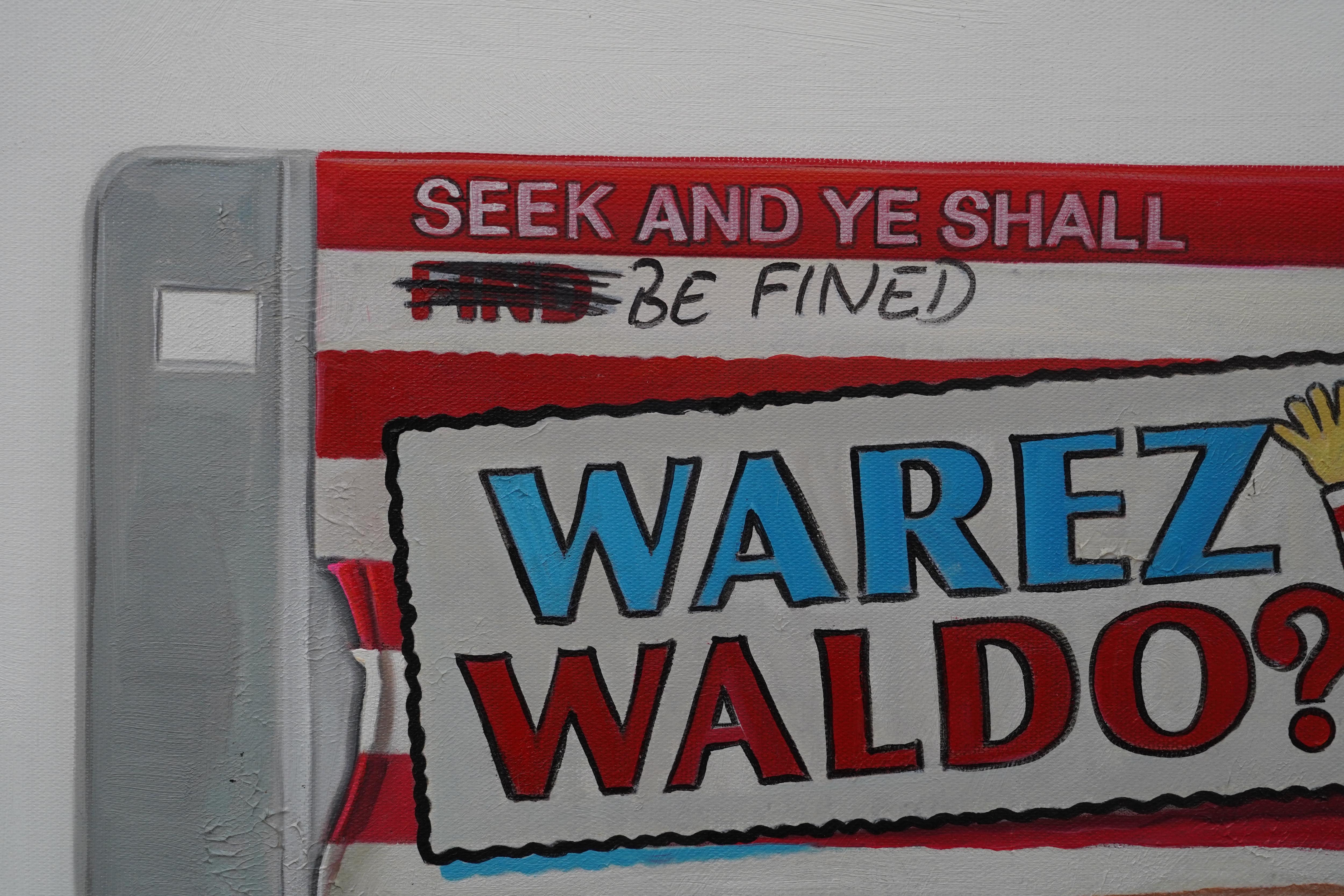 Arlo Sinclair - WAREZ Waldo, Painting 2023 For Sale 2