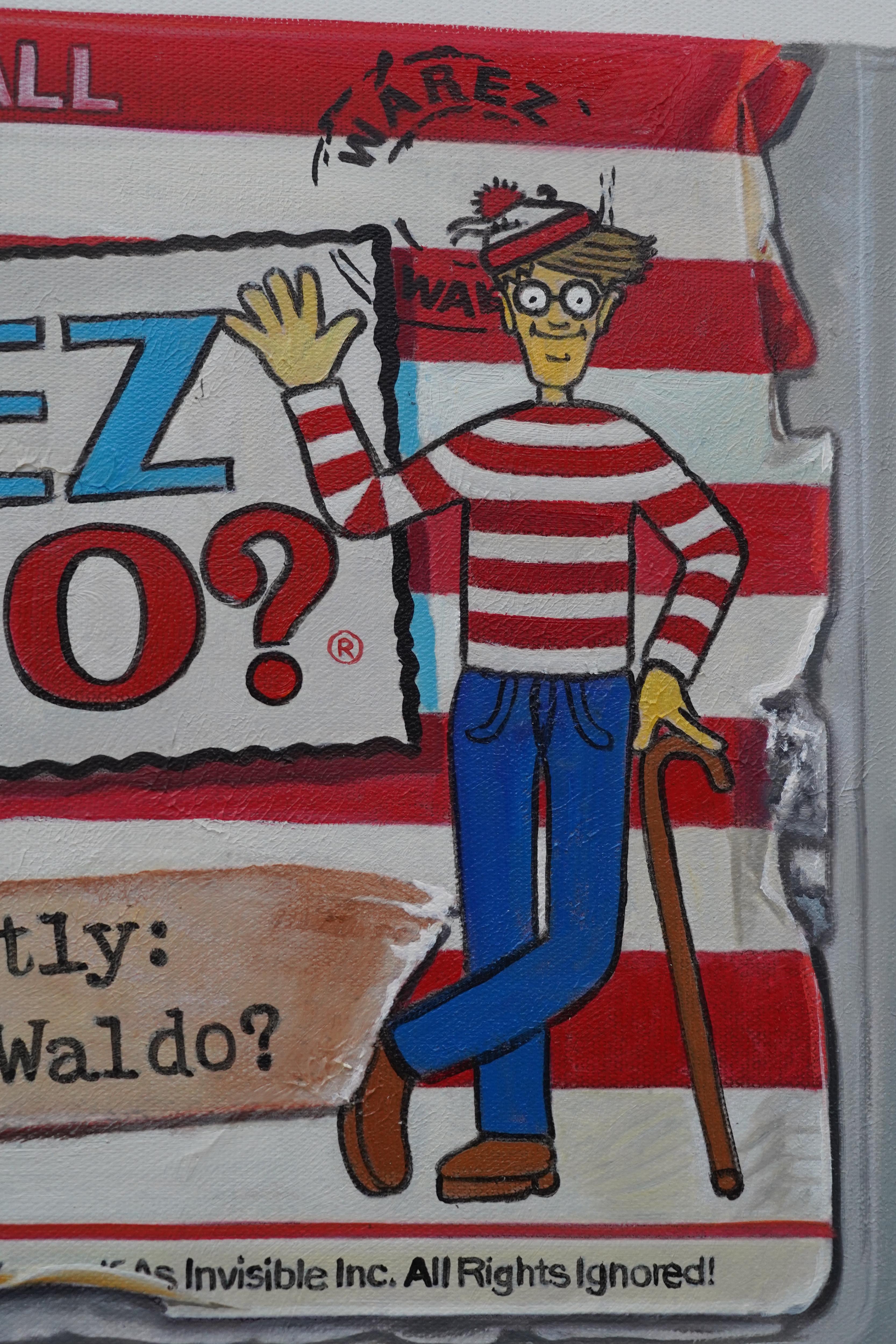 Arlo Sinclair - WAREZ Waldo, Painting 2023 For Sale 3