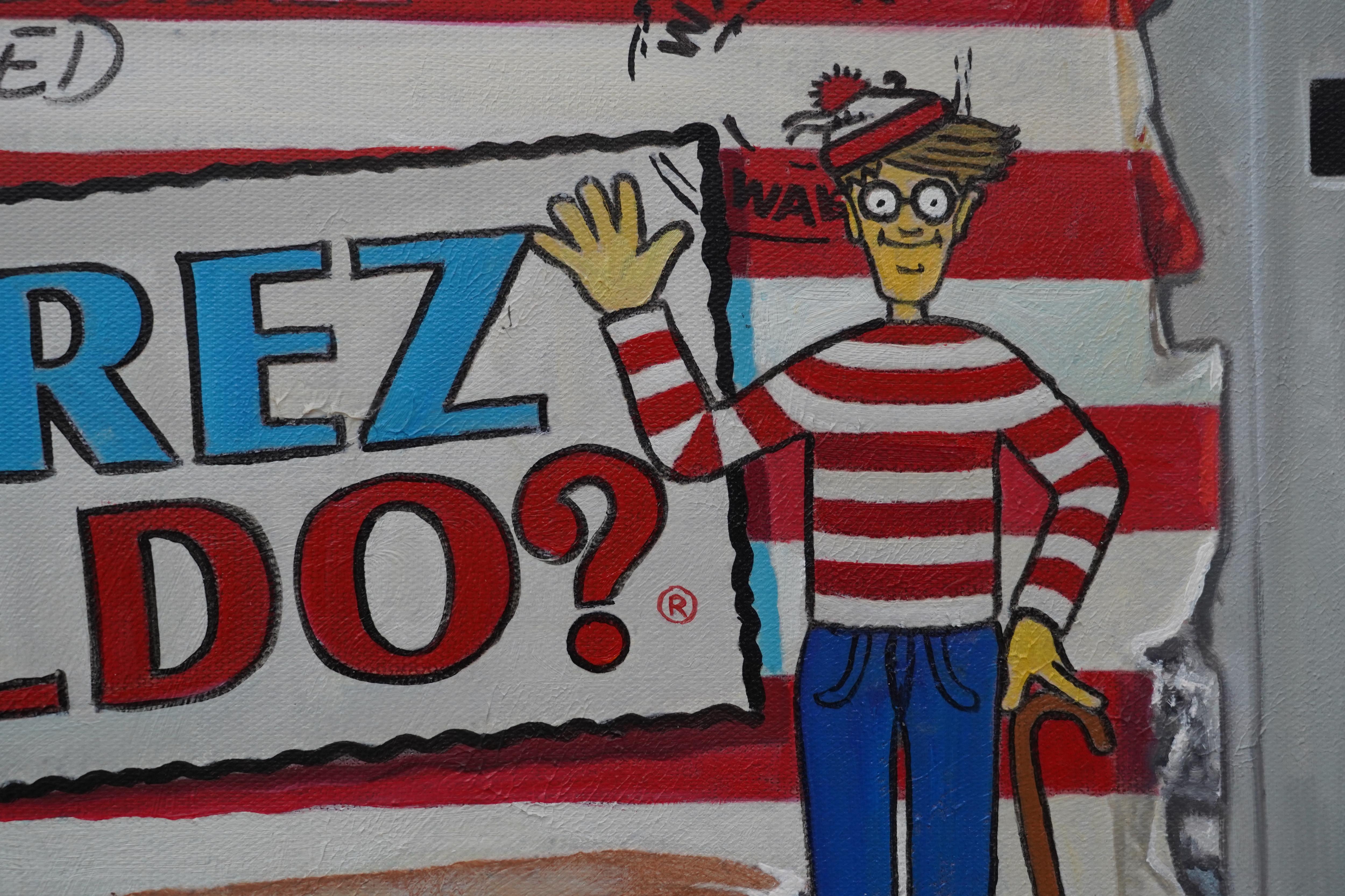 Arlo Sinclair - WAREZ Waldo, Painting 2023 For Sale 5