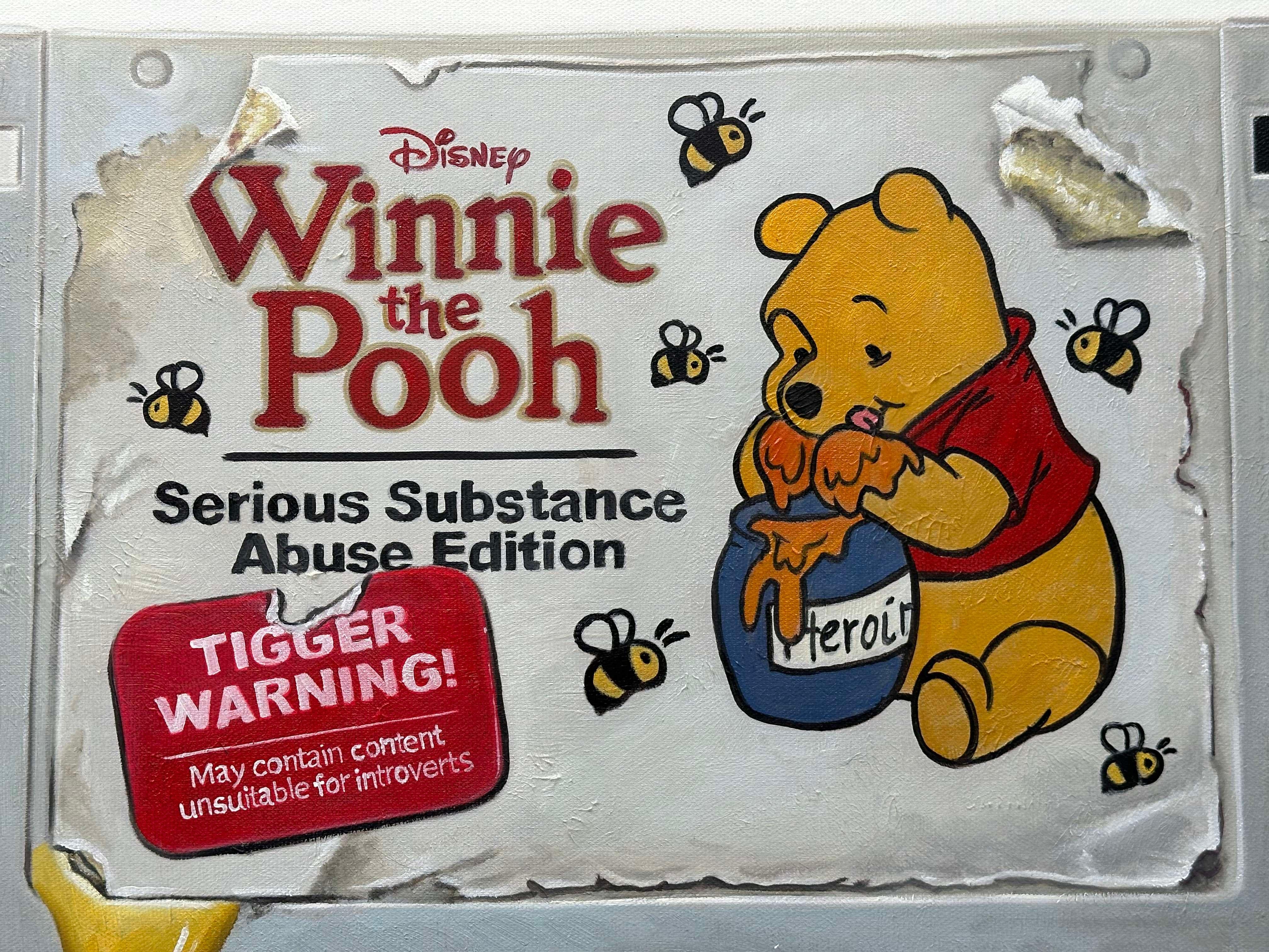 Arlo Sinclair - Winnie the Pooh: Tigger Warning, Painting 2023 For Sale 11