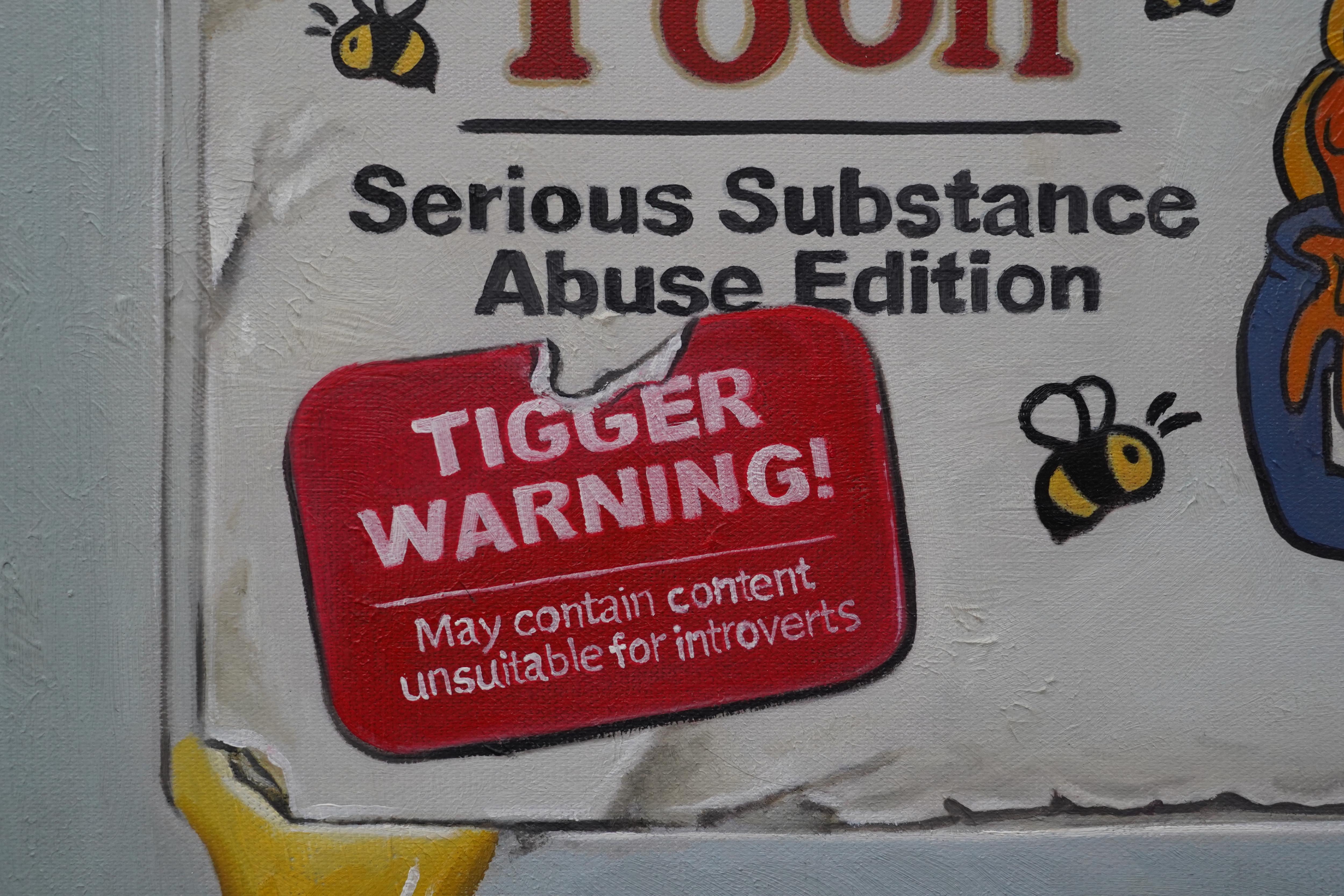 Arlo Sinclair - Winnie the Pooh: Tigger Warning, Painting 2023 For Sale 2