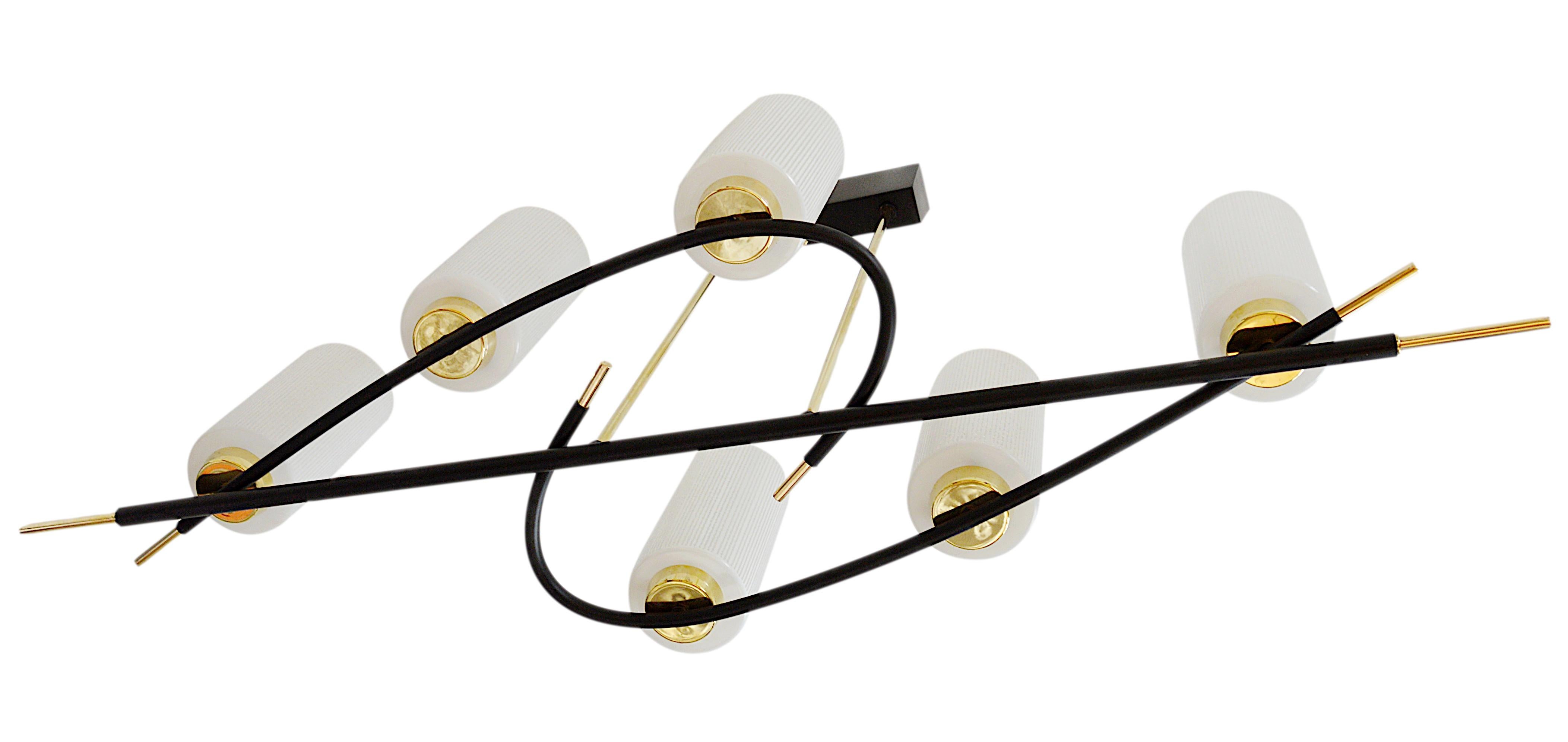 Lampadario Arlus, anni '50 in vendita 1