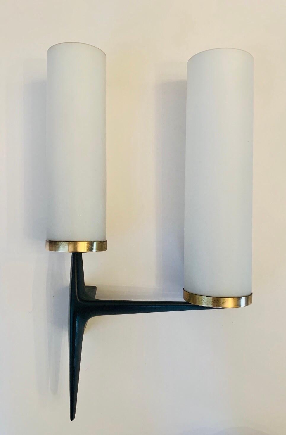 Arlus French 1960s Sculptural Wall Light 5
