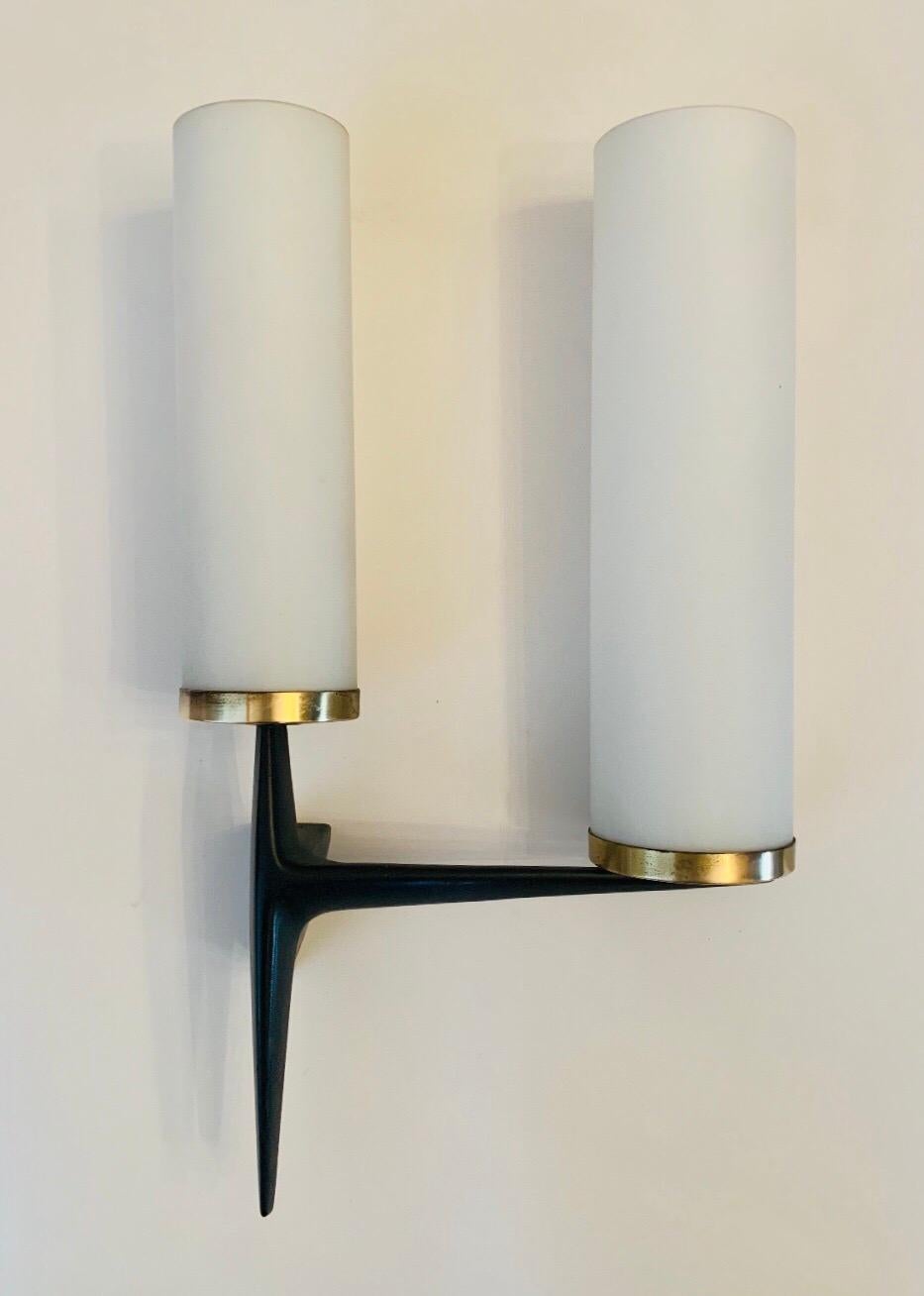 Arlus French 1960s Sculptural Wall Light 9