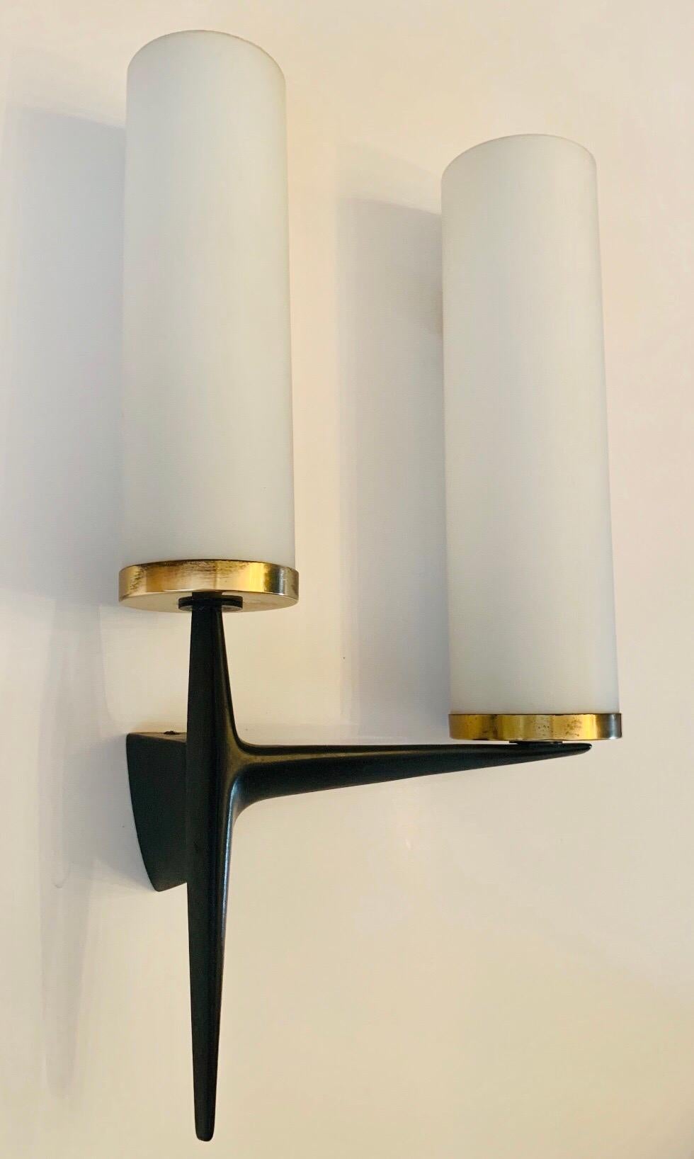 Mid-20th Century Arlus French 1960s Sculptural Wall Light