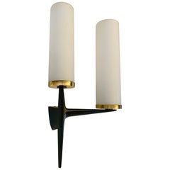 Arlus French 1960s Sculptural Wall Light