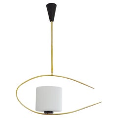 ARLUS French Mid-century Pendant Chandelier, 1950s