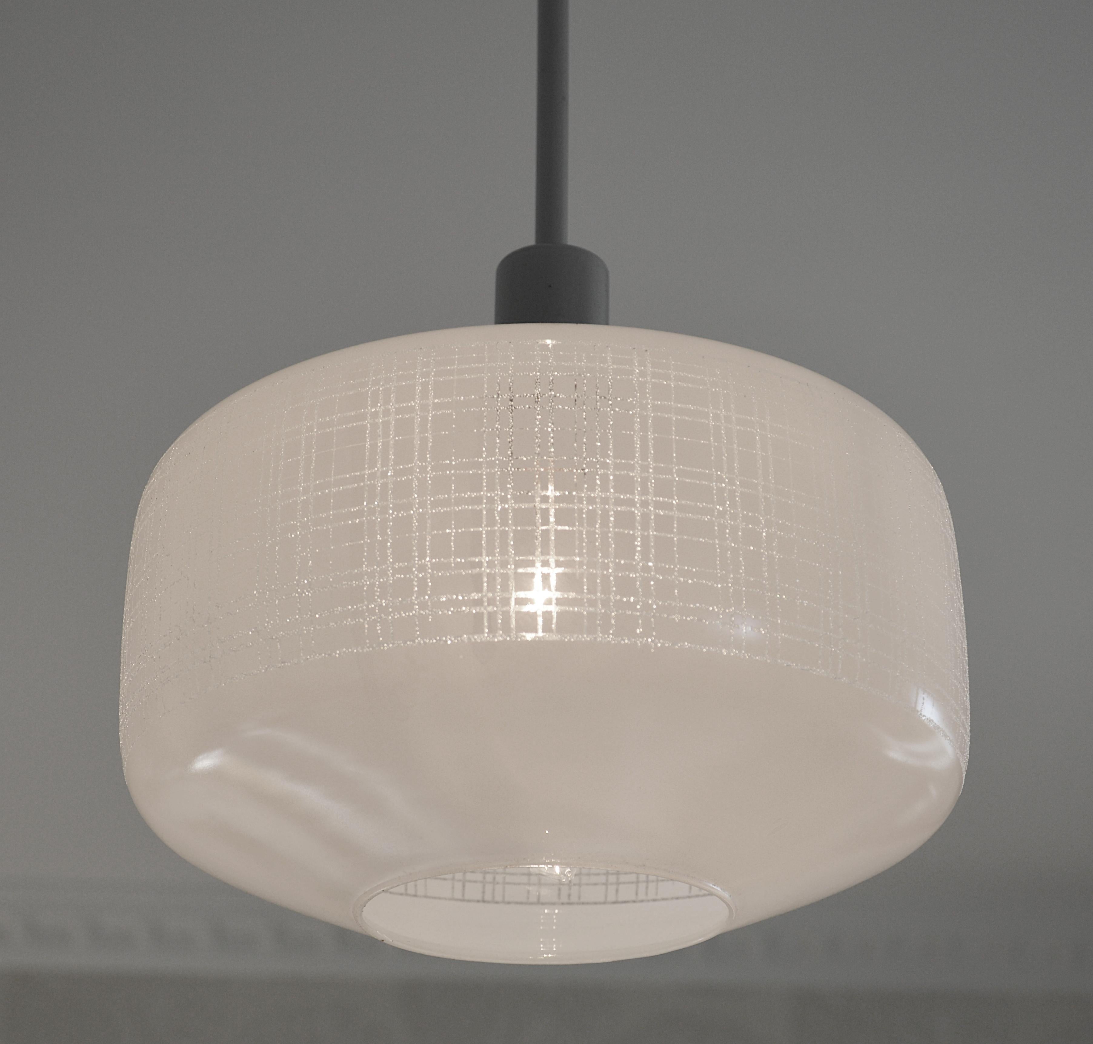 Arlus French Midcentury Ceiling-Light Pendant, 1950s In Good Condition For Sale In Saint-Amans-des-Cots, FR