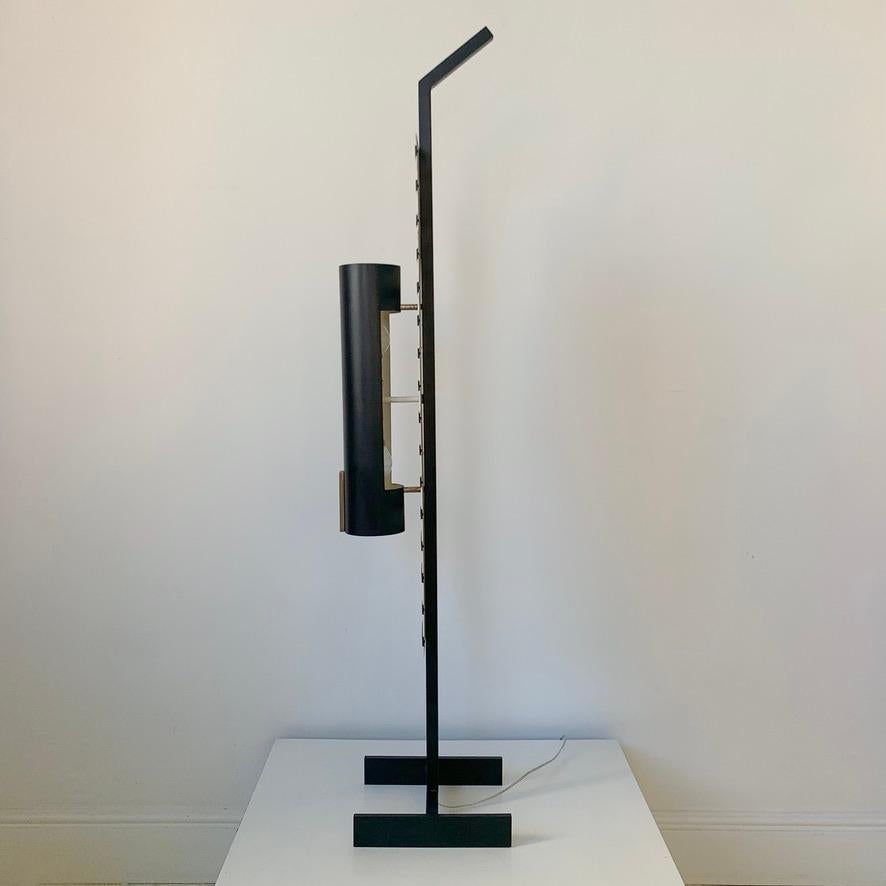 Metal Arlus Mid-Century Decorative Floor Lamp, circa 1960, France. For Sale