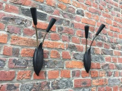 Arlus, Pair of Lacquered Metal Sconces, circa 1960