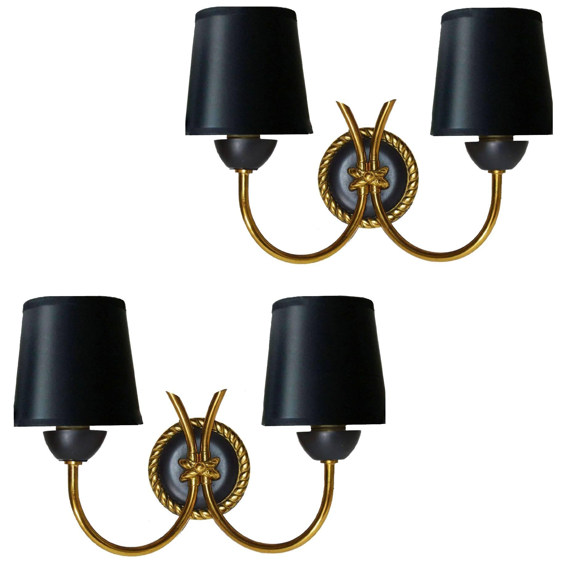 Arlus Pair of Sconces For Sale