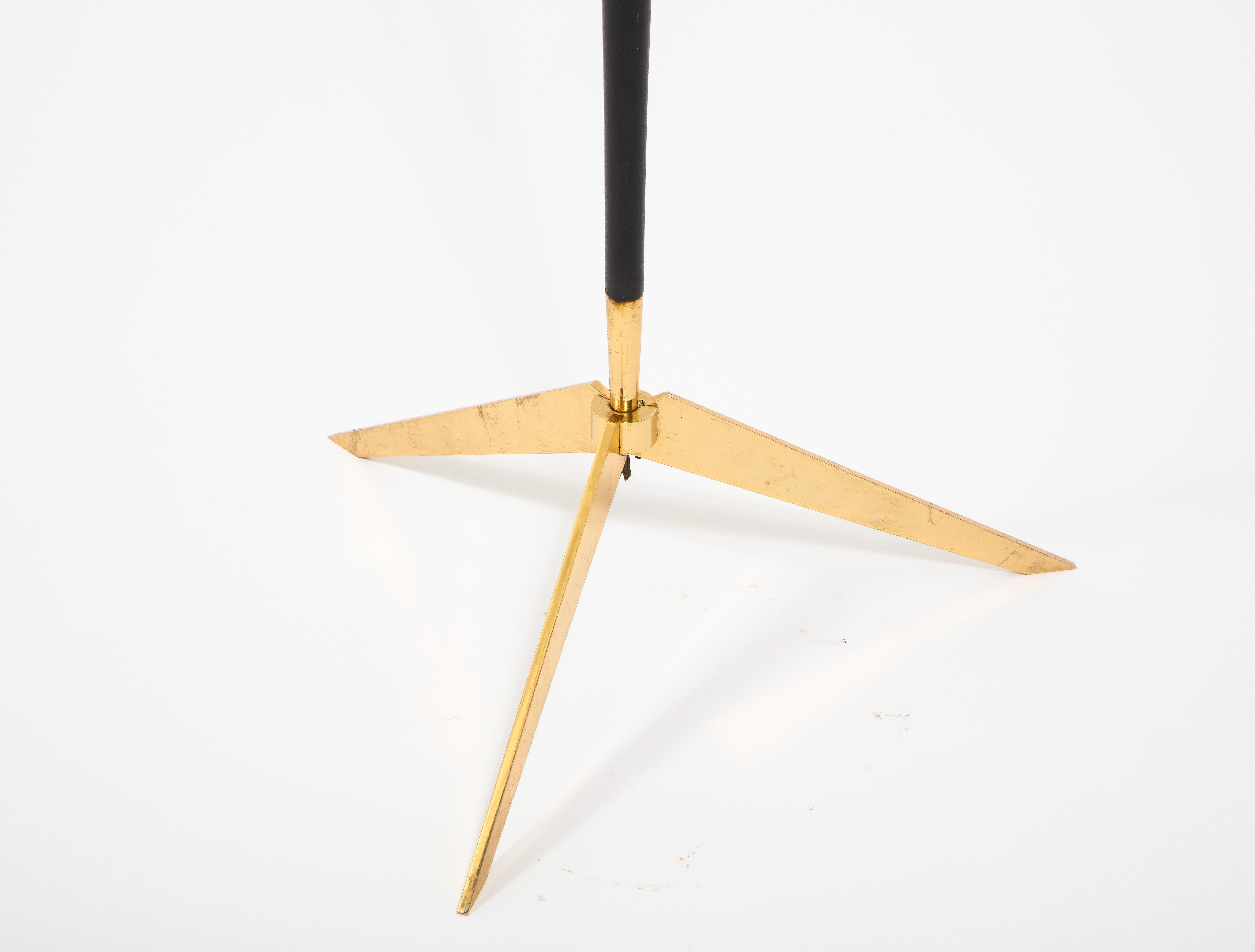 20th Century Arlus Tripod Standing Lamp, France 1950's For Sale