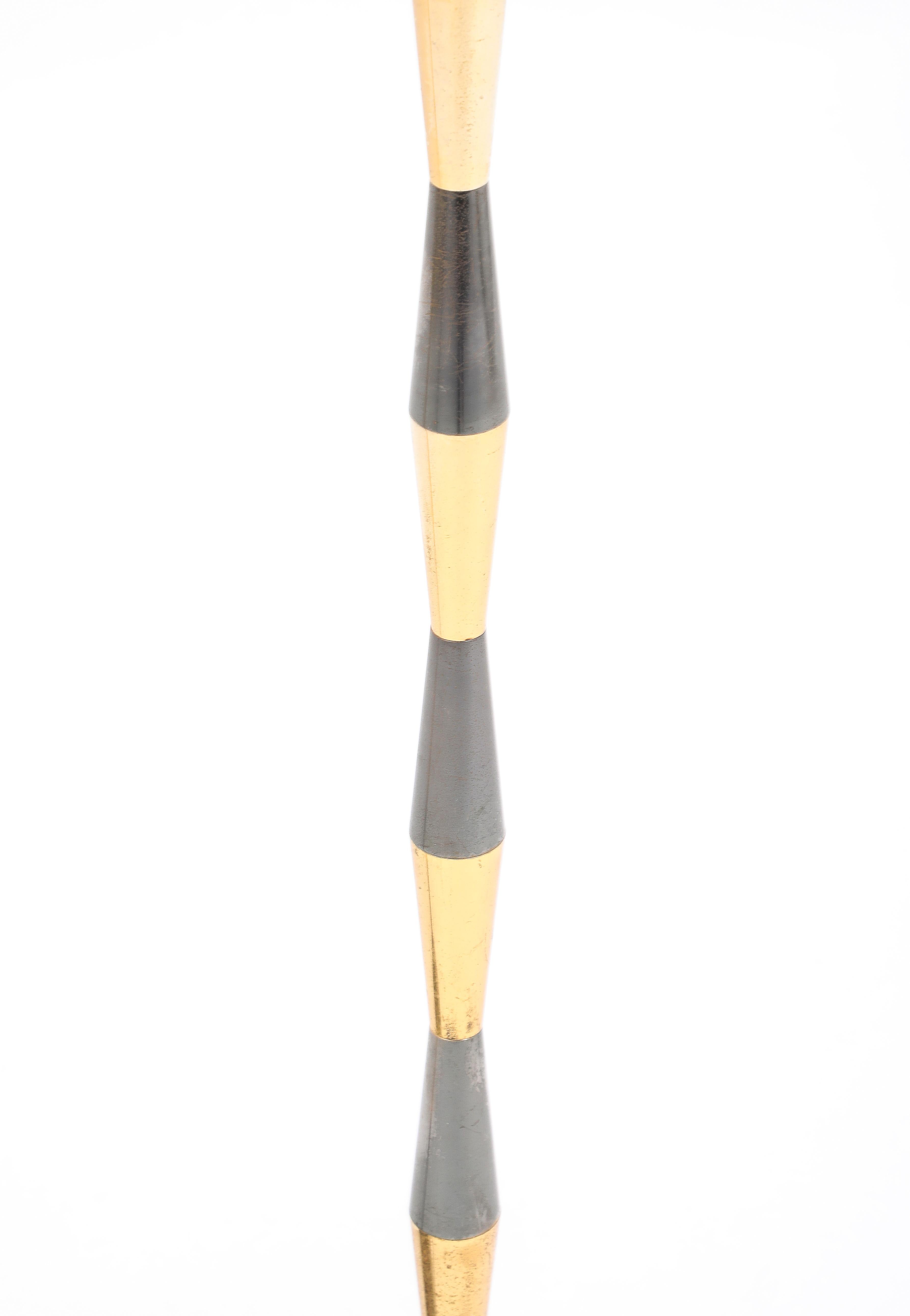 Arlus Two-Tone Floor Lamps, France 1950's For Sale 6