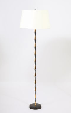 Arlus Zweifarbige Stehlampen, Frankreich 1950er Jahre