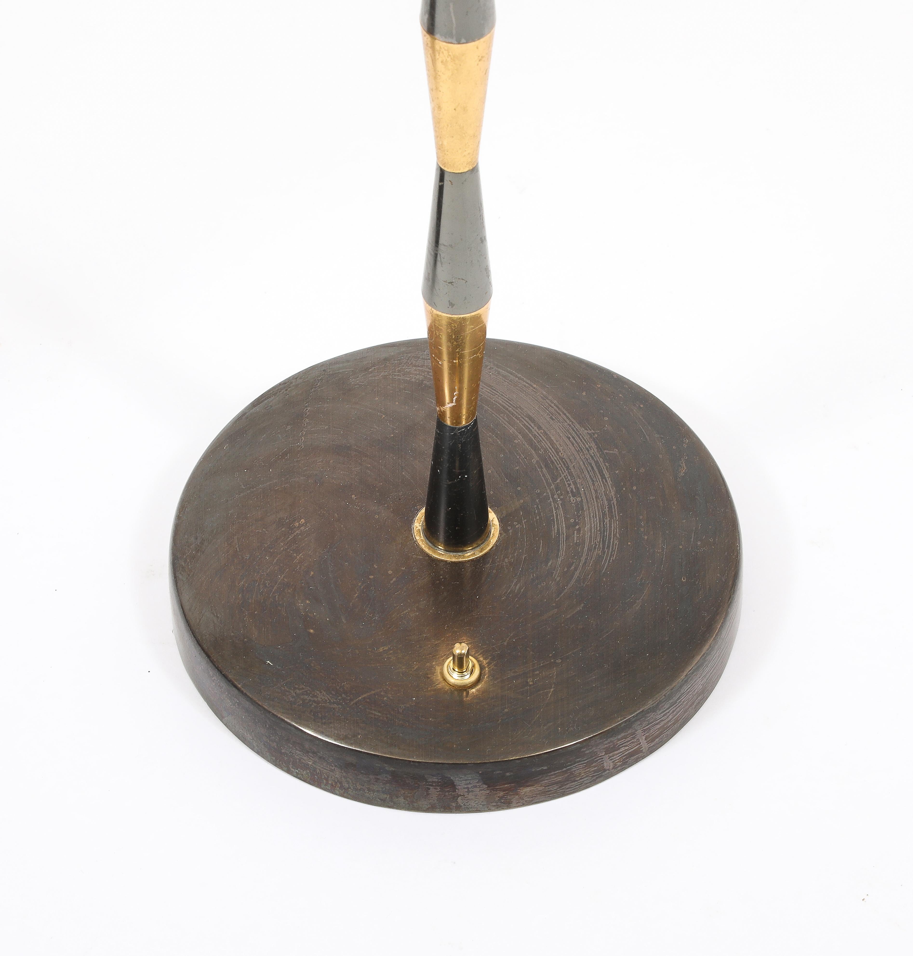 20th Century Arlus Two-Tone Floor Lamps, France 1950's For Sale