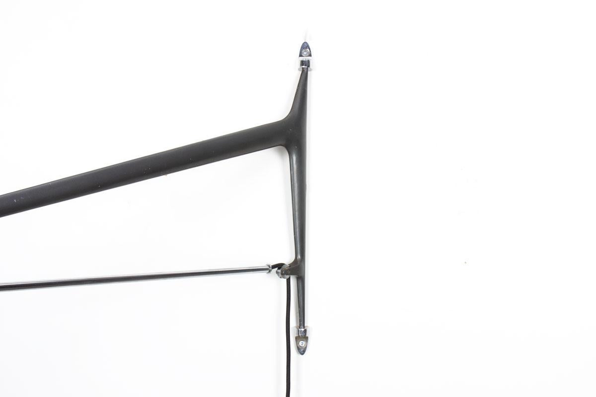 Français Arlus wall lamp with counterweight, 1950 en vente
