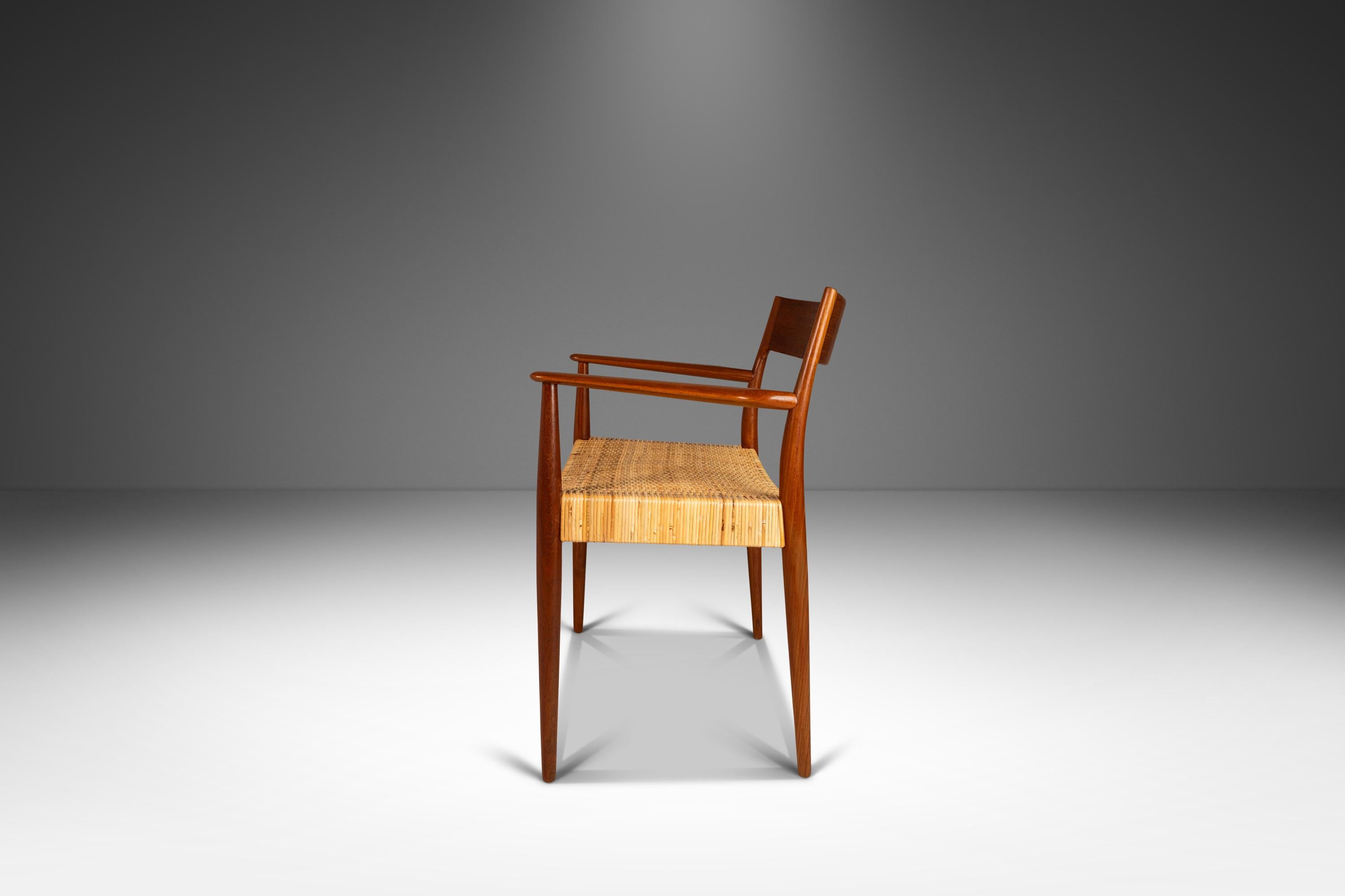 Sessel von Enjar Larsen & Aksel Bender Madsen, Willy Beck, Dänemark, um 1950 (Moderne der Mitte des Jahrhunderts) im Angebot
