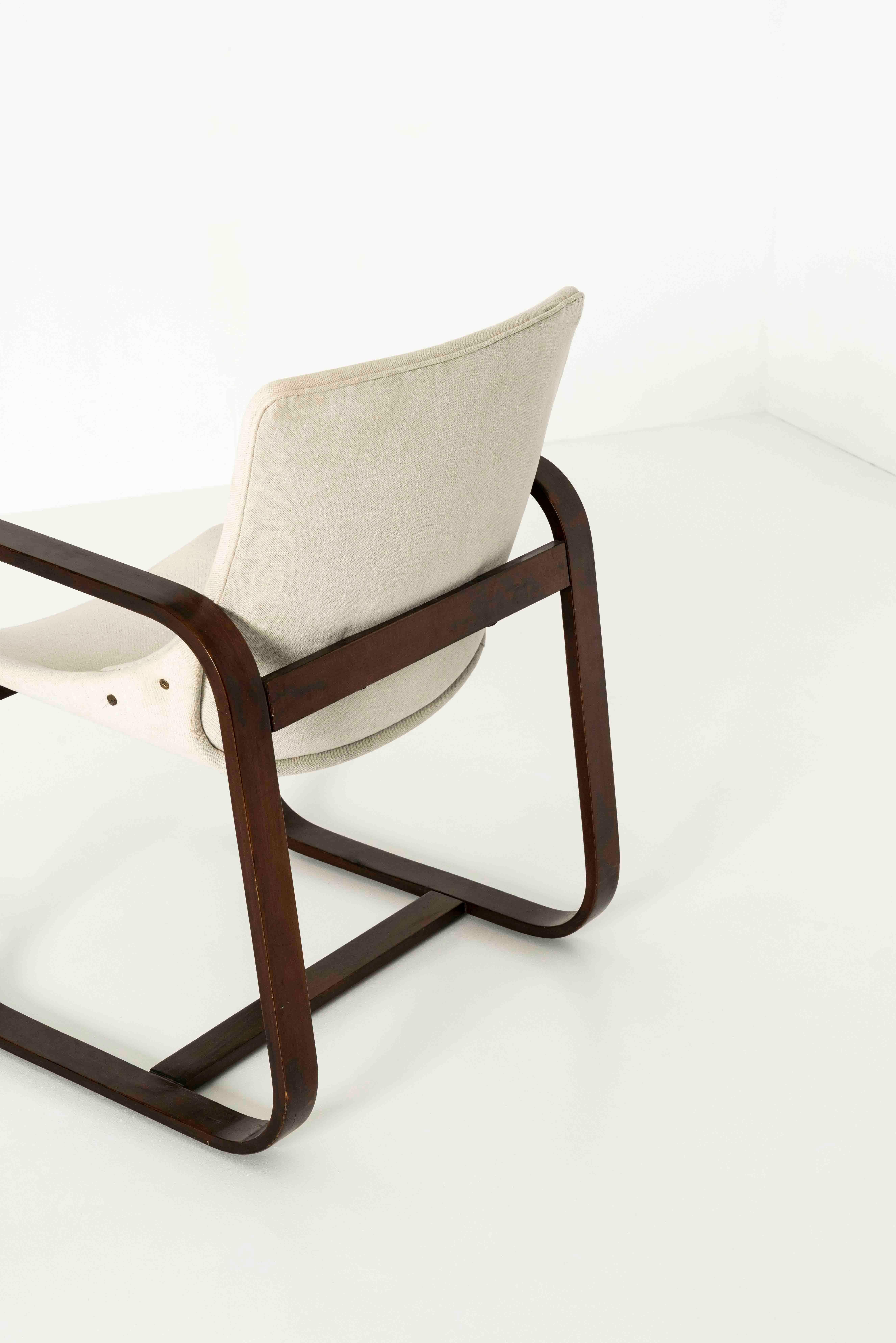 Arm Chair by Giuseppe Pagano Pogatschnig and Gino Maggioni, Italy 1940s For Sale 2