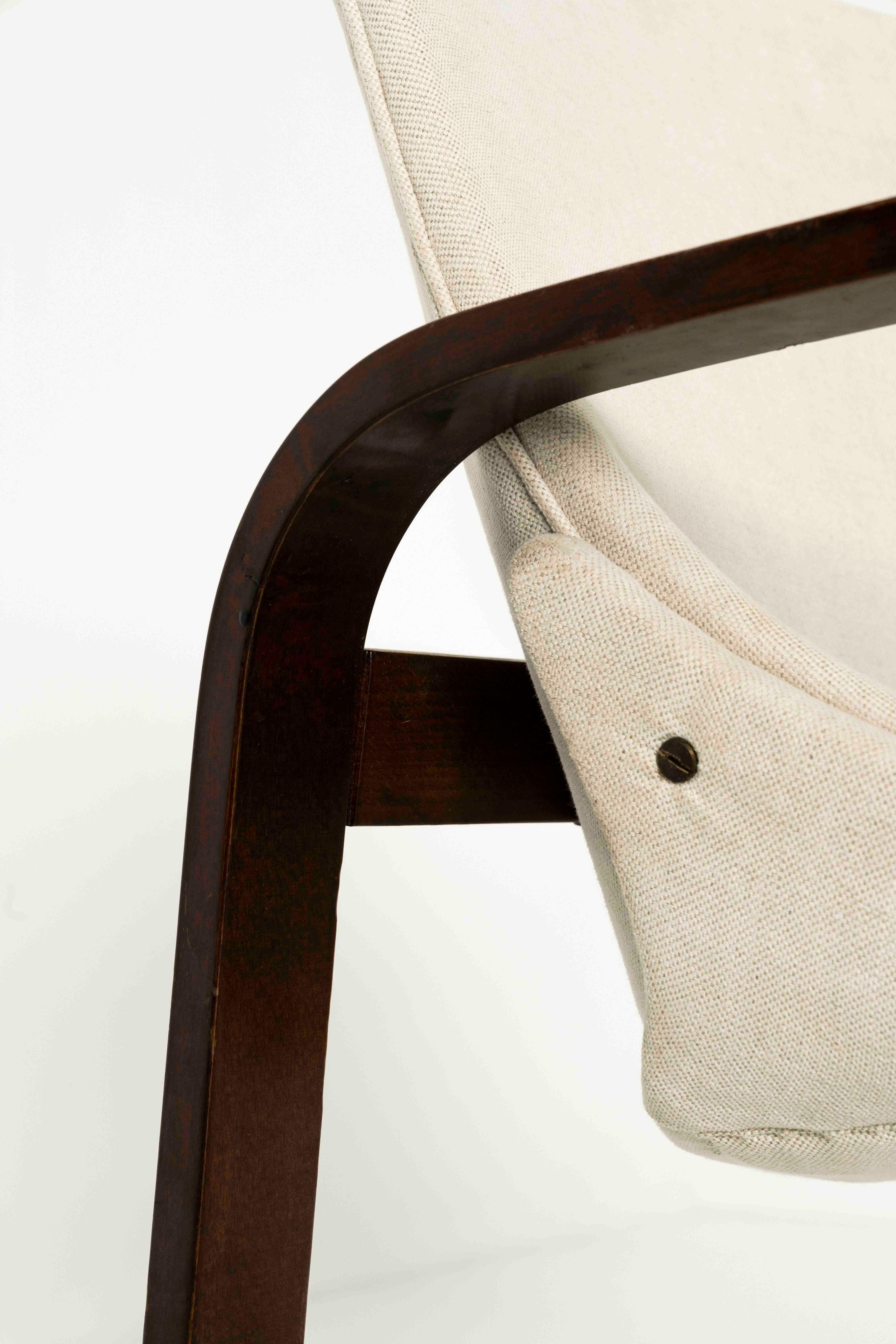 Fabric Arm Chair by Giuseppe Pagano Pogatschnig and Gino Maggioni, Italy 1940s For Sale