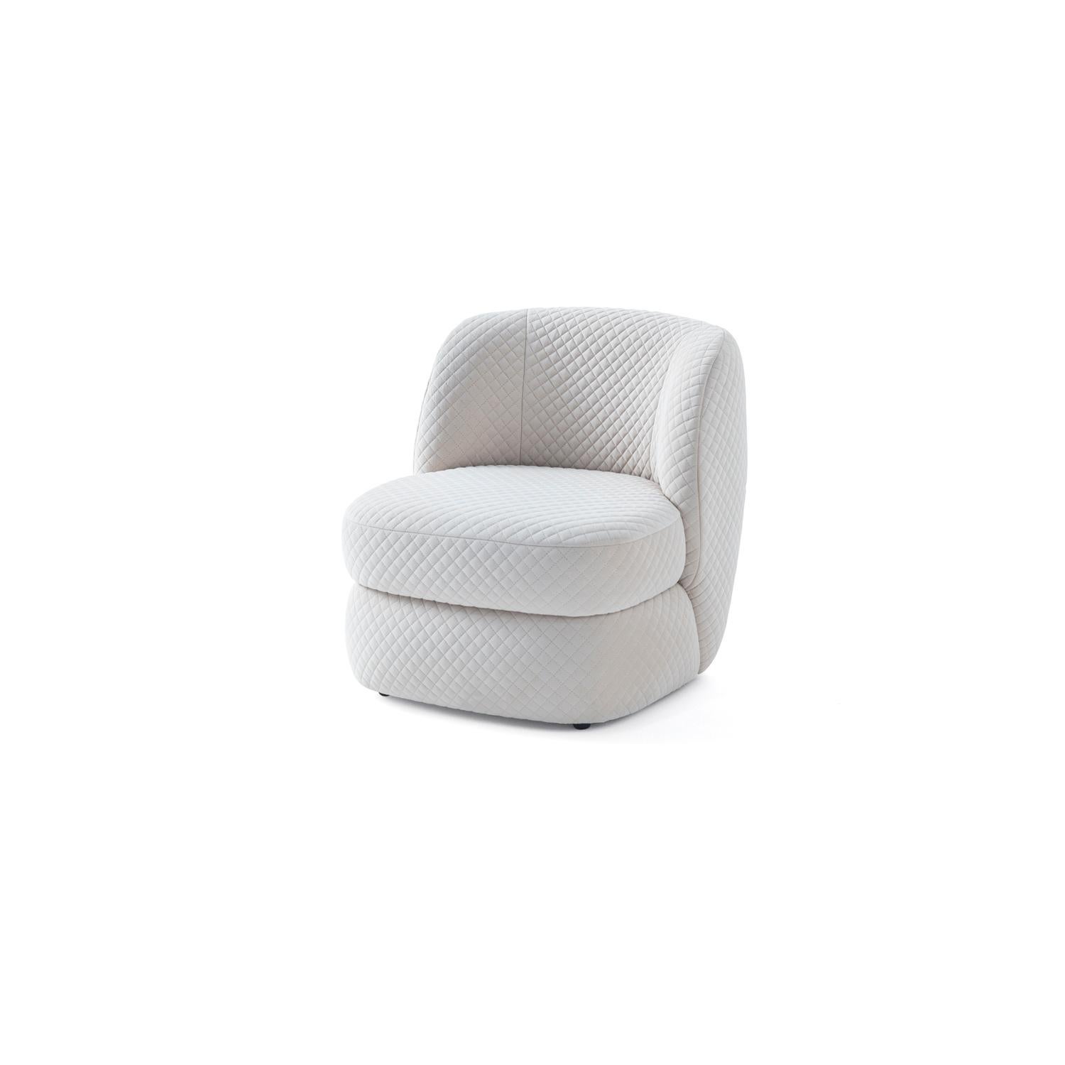 Carved Arm Chair, Cream Armchair, White Accent Armchair For Sale