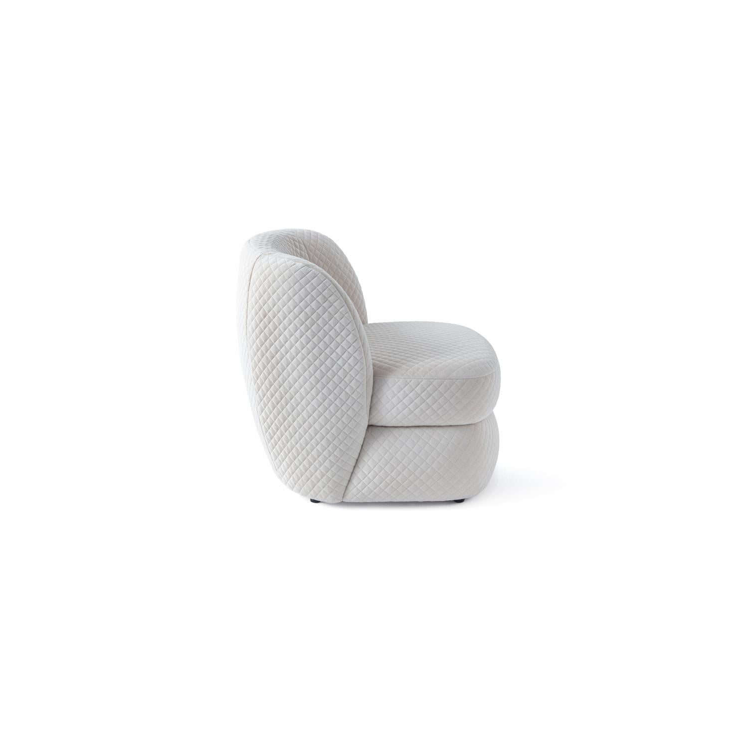 Arm Chair, Cream Armchair, White Accent Armchair In New Condition For Sale In İnegöl, TR