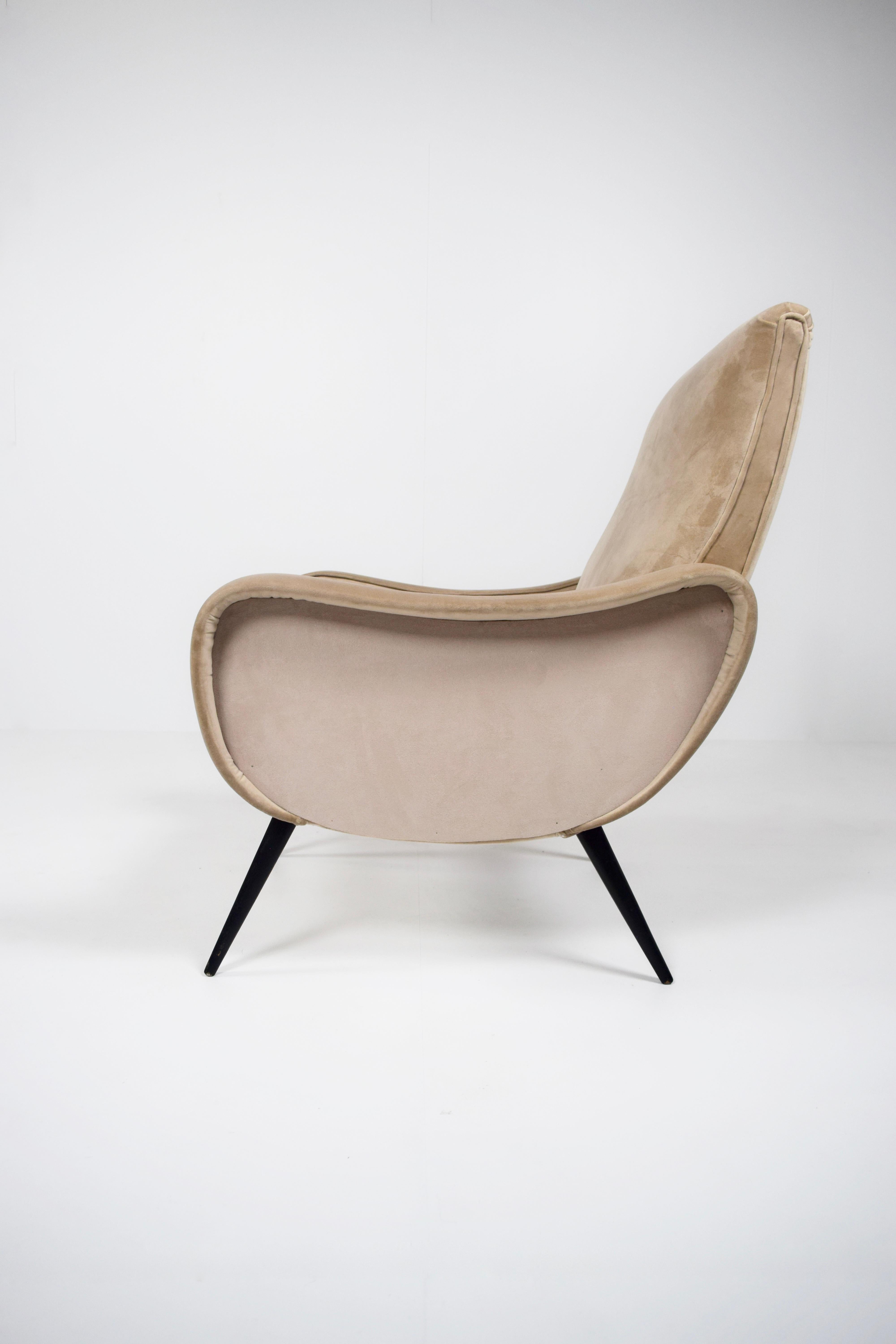 Armchair in 'Lady Style' by Marco Zanuso, Italy 1960s  In Excellent Condition In Hellouw, NL