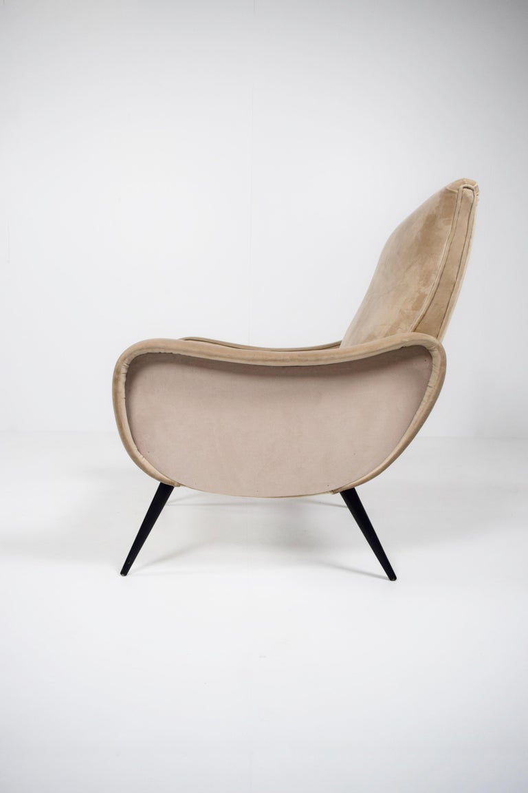 Armchair in 'Lady Style' by Marco Zanuso, Italy 1960s  In Excellent Condition For Sale In Hellouw, NL