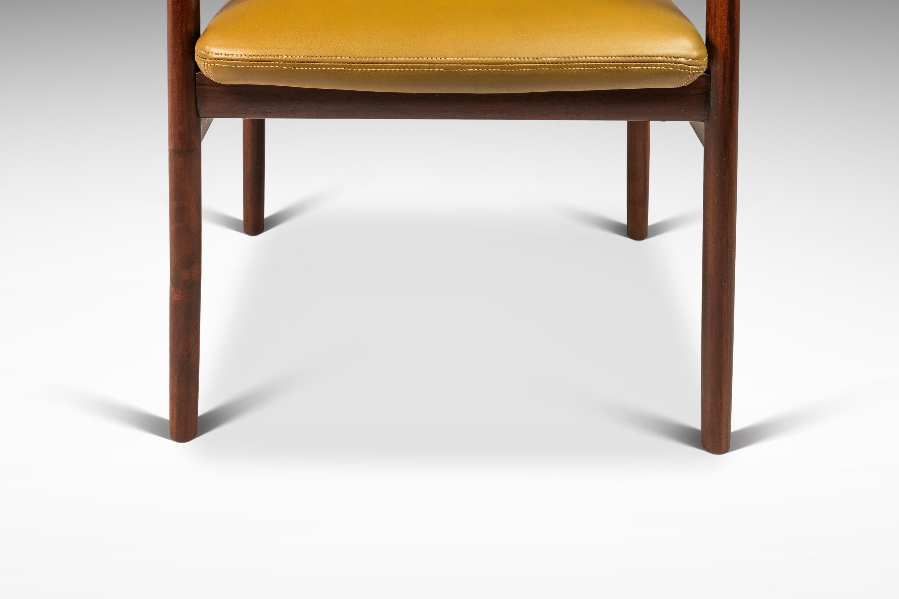 Arm Chair in Solid Rosewood & Leather by De Klerk & Sons, Netherlands, c. 1960s For Sale 6