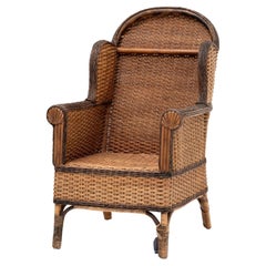 Arm Chair in Wickered Artistry Rattan - Possible Italian Originated - XX Century