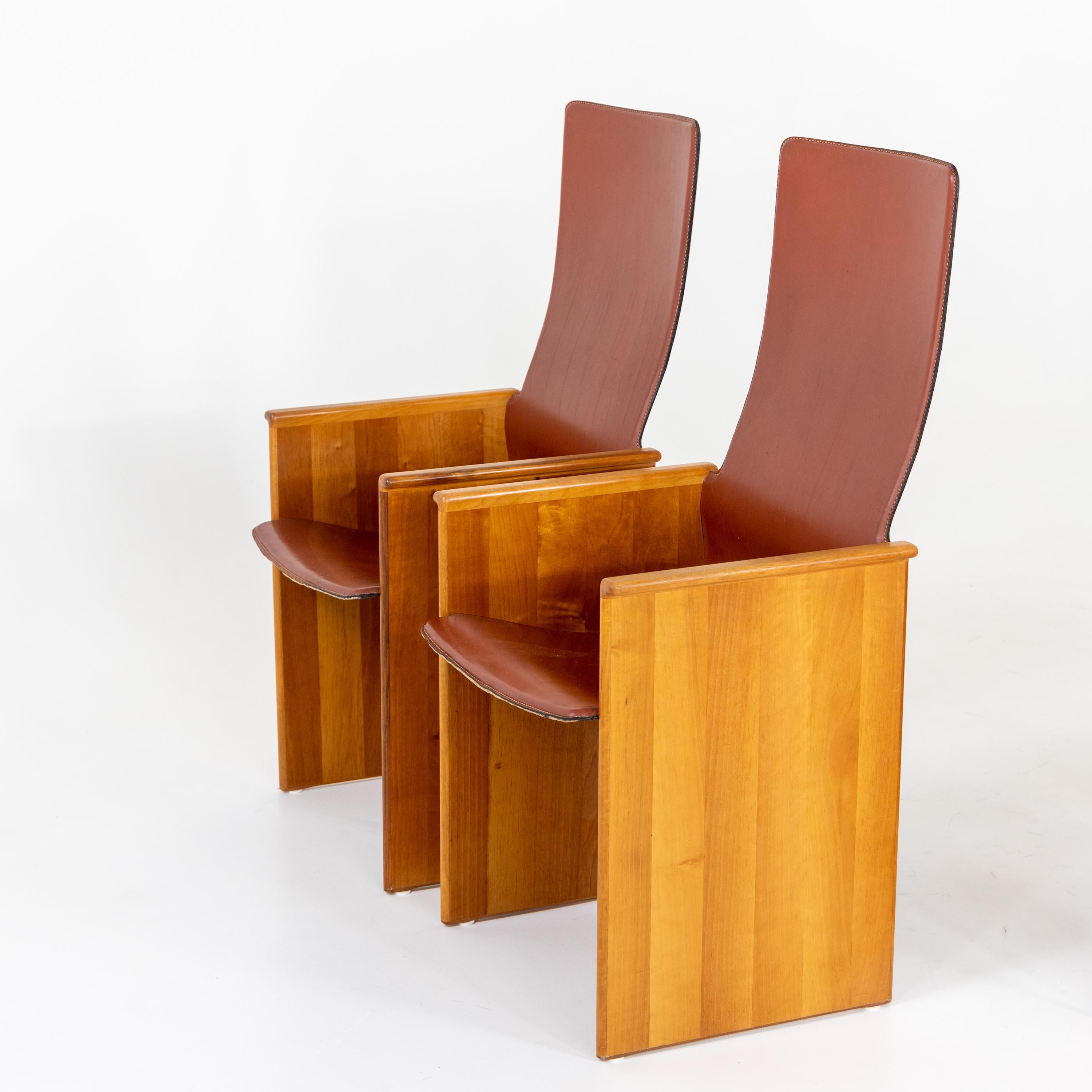 Mid-Century Modern Arm Chairs by Afra and Tobia Scarpa, 1960s