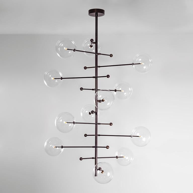 Polish RD15 12 Arms Chandelier by Schwung