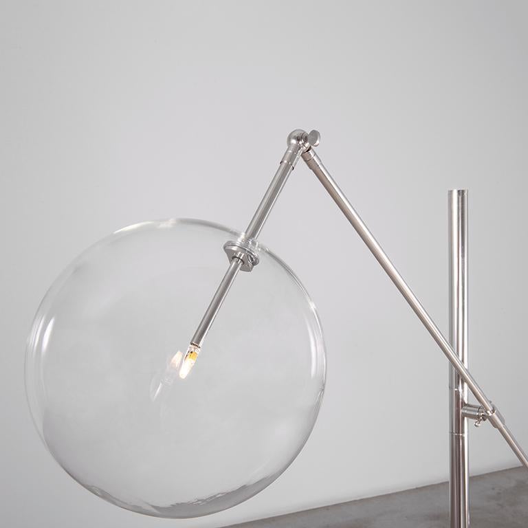 Modern Milan 1 Arm Floor Lamp by Schwung