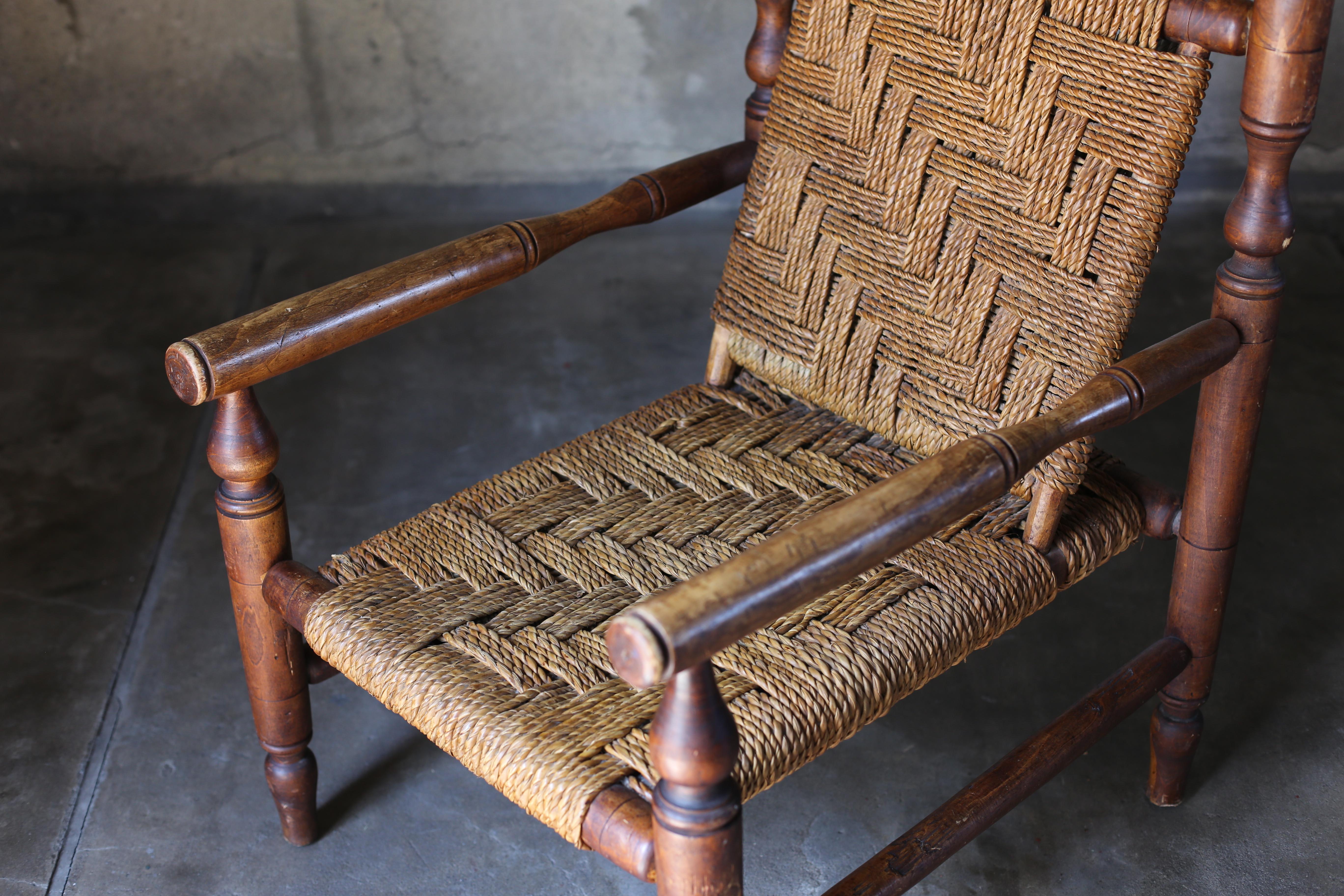 Mid-20th Century Arm Lounge Chair by Audoux-Minet