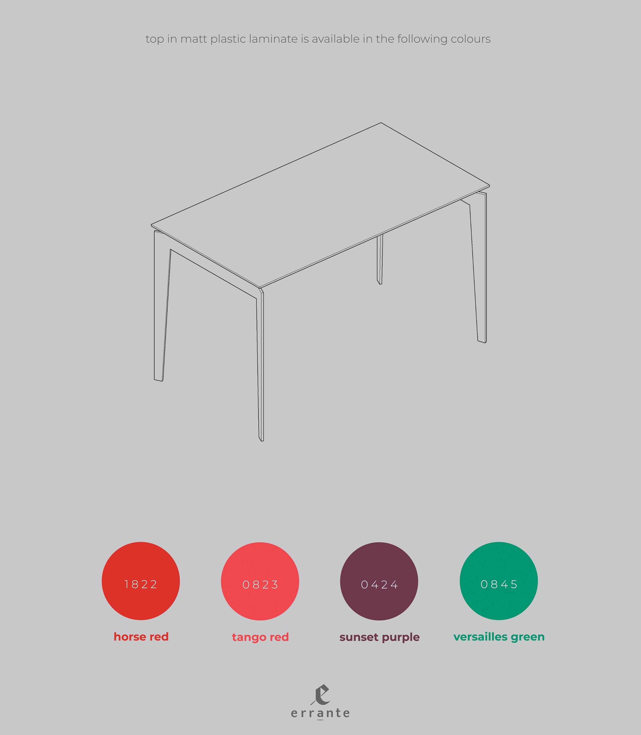 Zeitgenössischer italienischer Tisch aus Stahl und Sperrholz, „Armabianca 01“ von Errante im Angebot 3