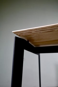 Italian Contemporary Steel and Plywood Consolle, "Armabianca 03" by Errante