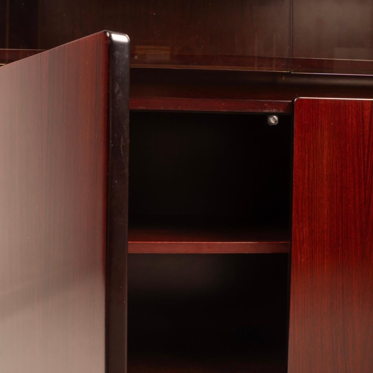 African Rosewood Cabinet by Paolo Piva in vendita 12