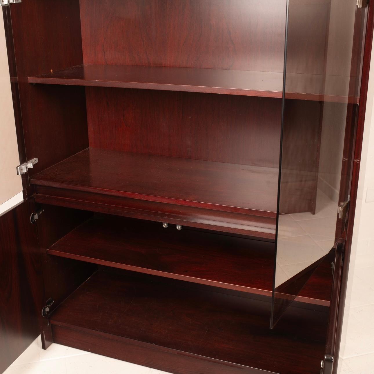 Cristallo African Rosewood Cabinet by Paolo Piva in vendita
