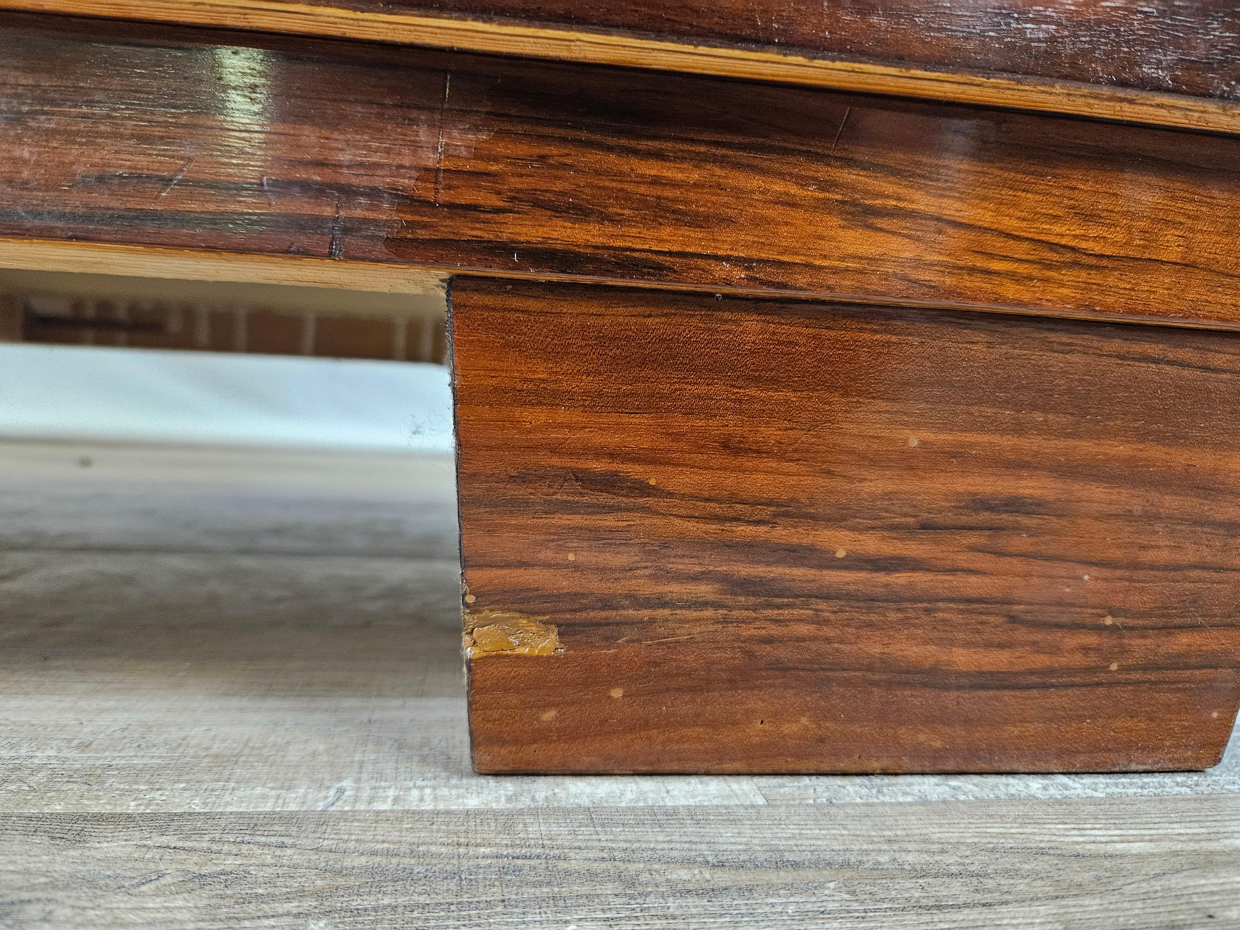 Art Deco two-door walnut burl cabinet 9