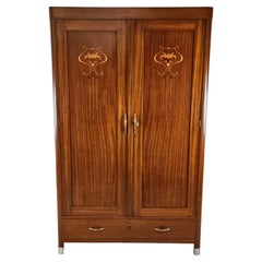 Antique Art Nouveau closet with two doors 20th century