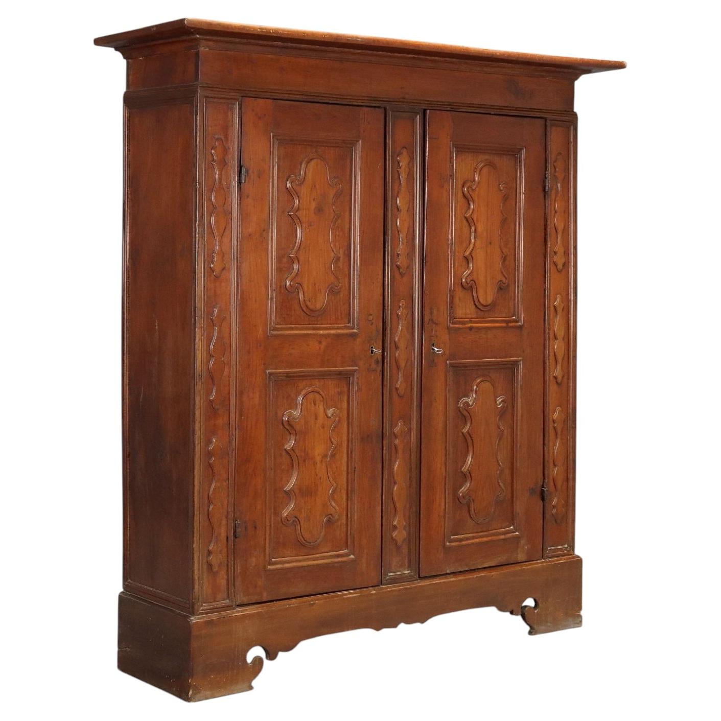 Baroque Cherry Wood Cabinet - Piacenza, 18th Century